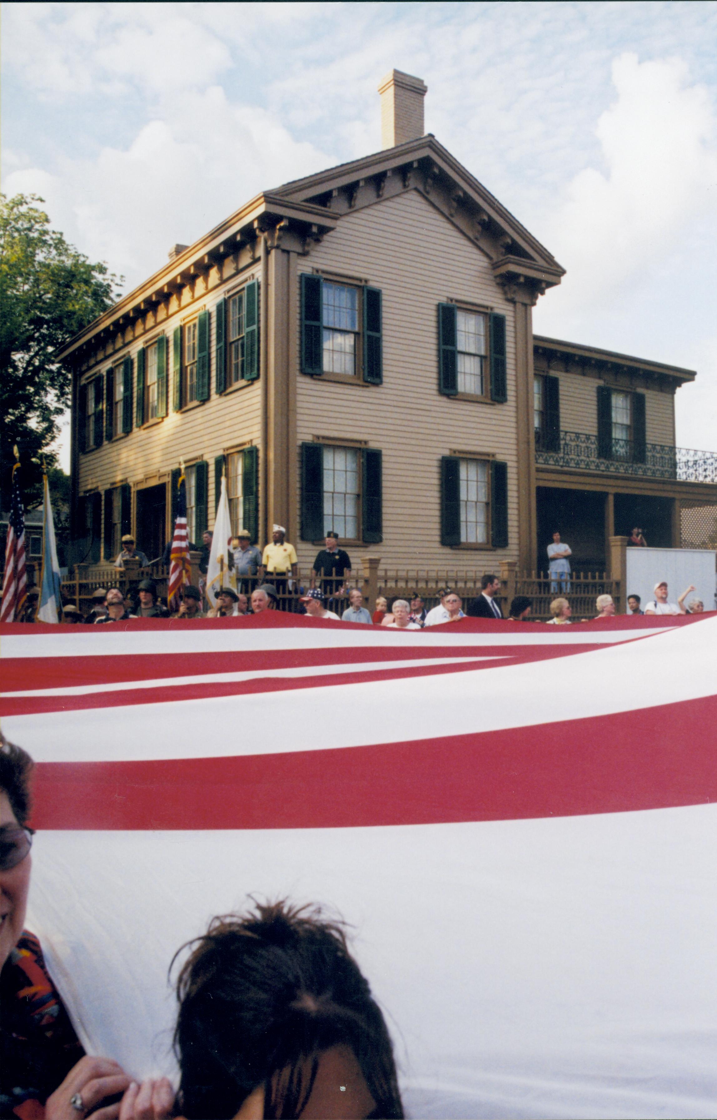 NA Lincoln Home NHS- National Flag Exhibit, Roll 5 exhibit, National Flag