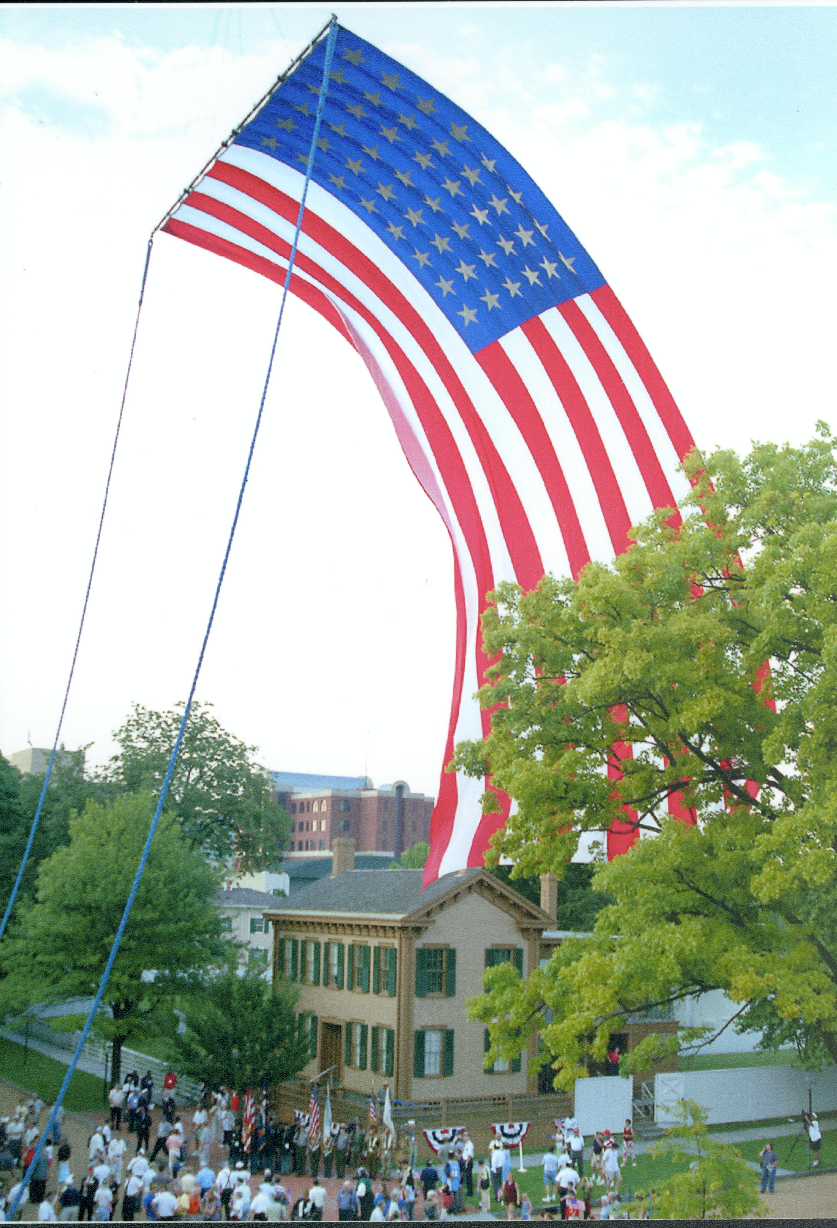 NA Lincoln Home NHS- National Flag Exhibit Honor Our Flag exhibit, National Flag