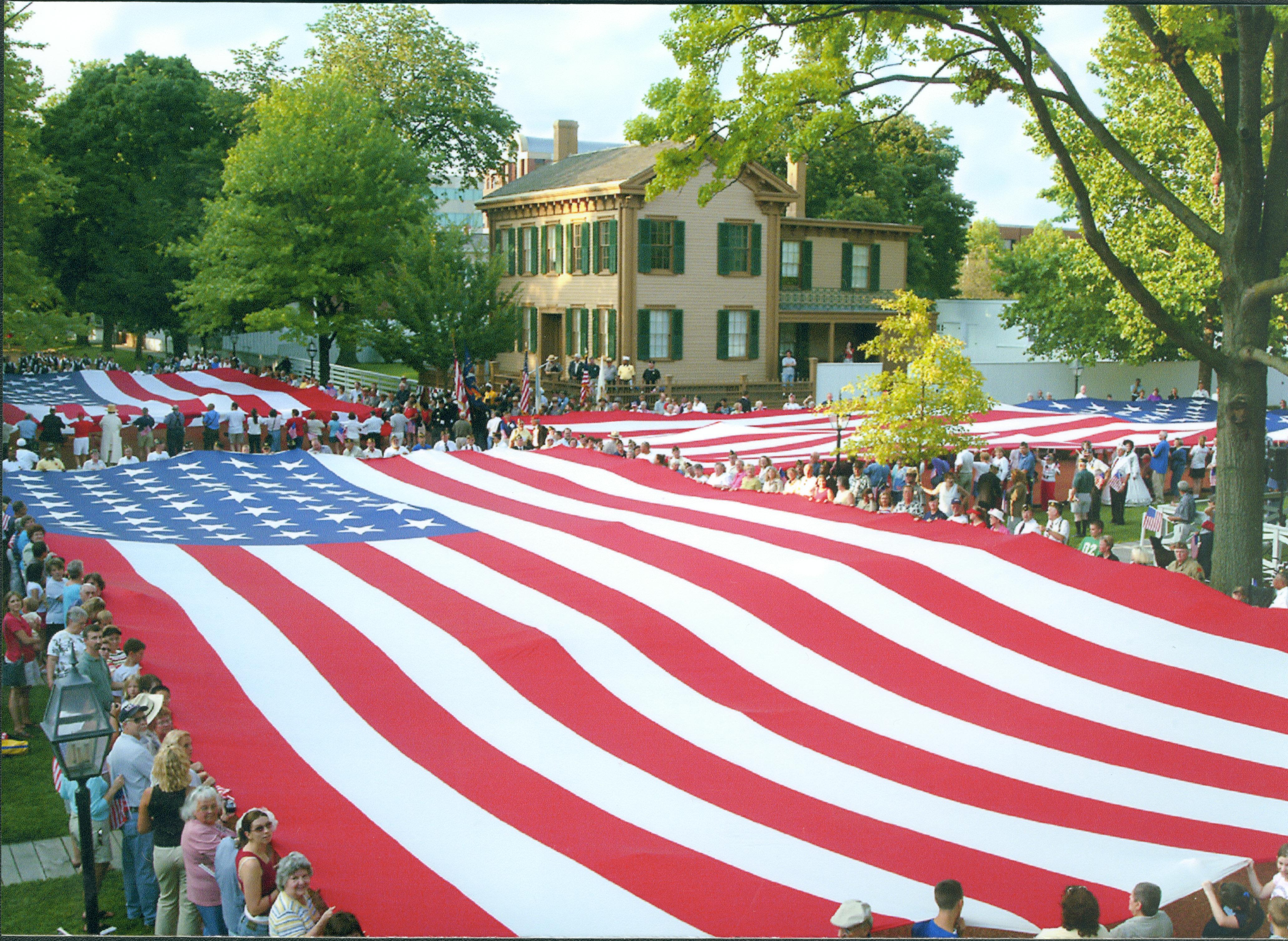 NA Lincoln Home NHS- National Flag Exhibit Honor Our Flag exhibit, National Flag