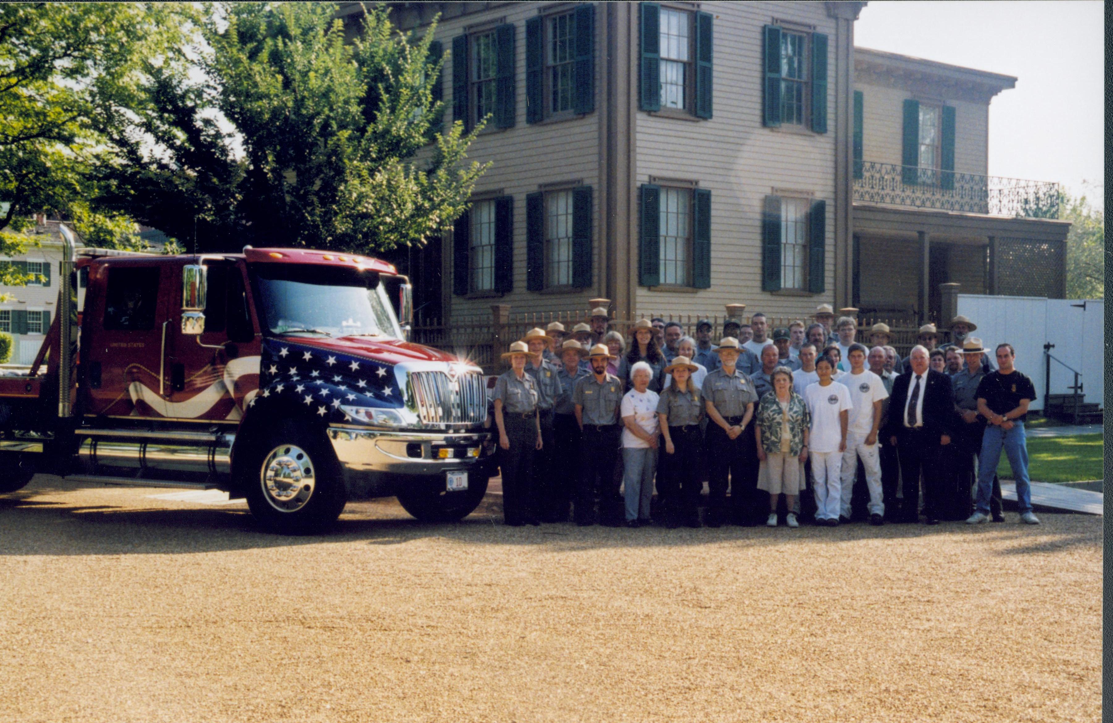 NA Lincoln Home NHS- National Flag Exhibit, Roll 4 exhibit, National Flag