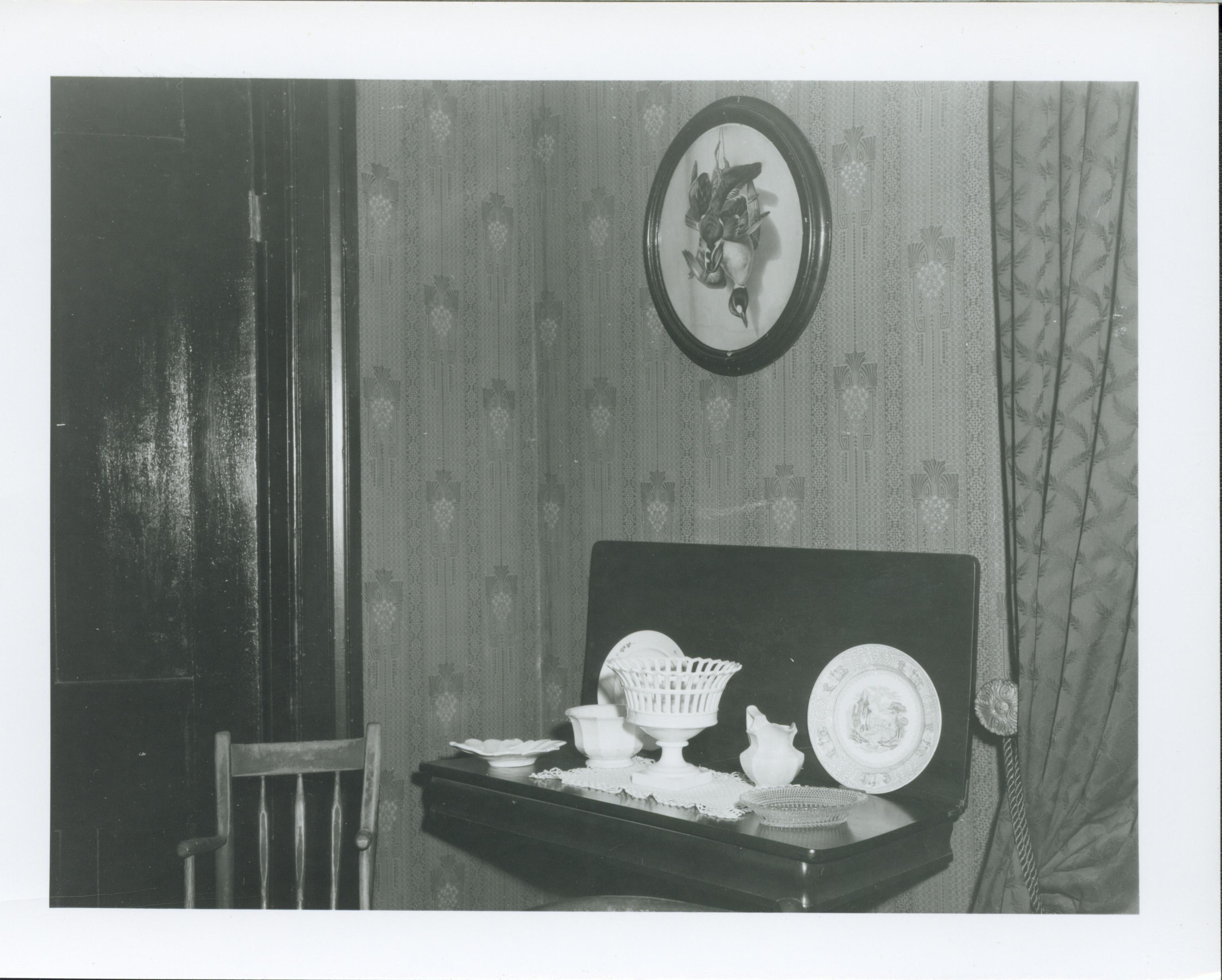 NA Dining Room, Negative # 637, See Classification # 7 Lincoln, home, Dining Room, furnishings