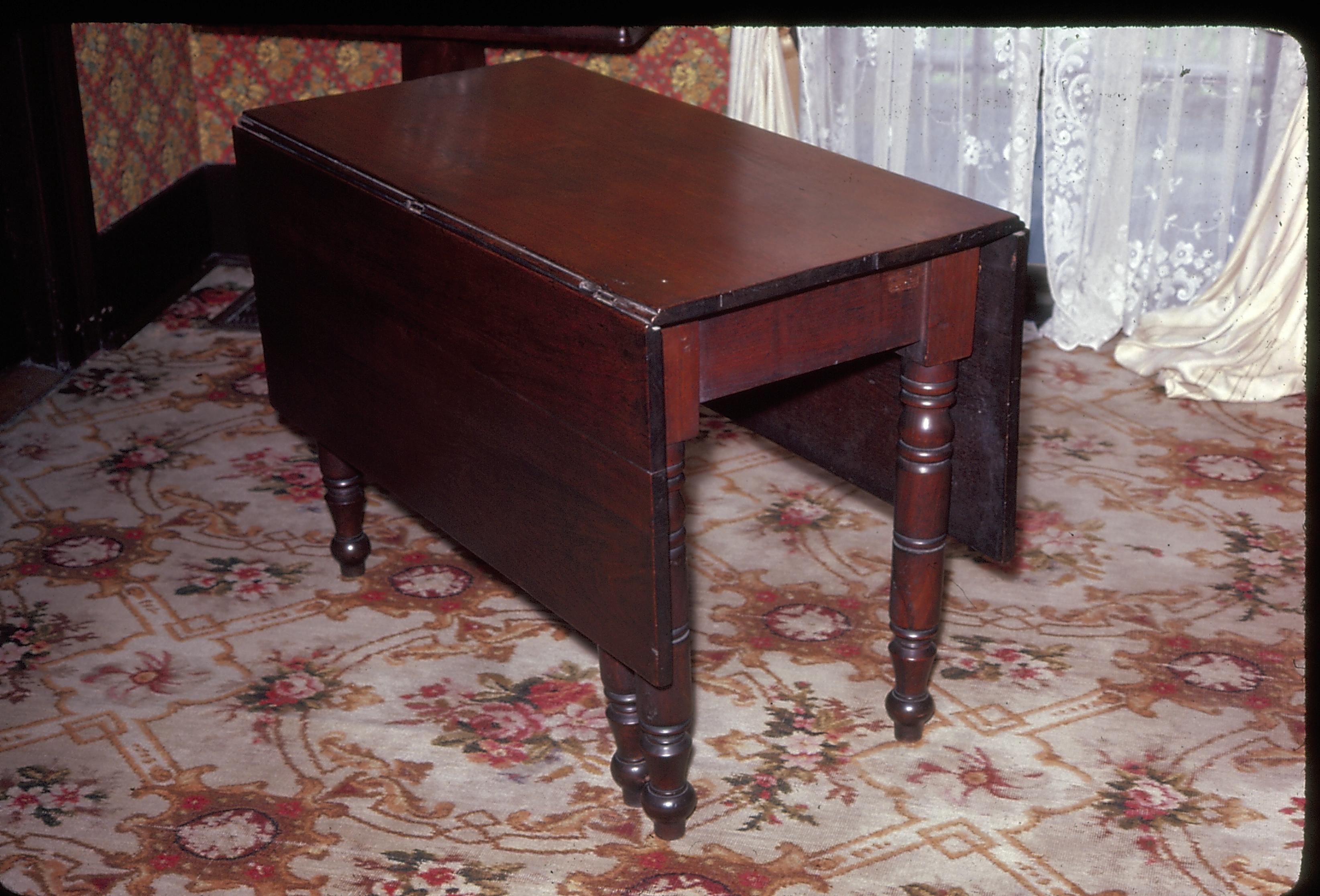 NA 2D.1, A.L. orig. Lincoln, home, Dining Room, table