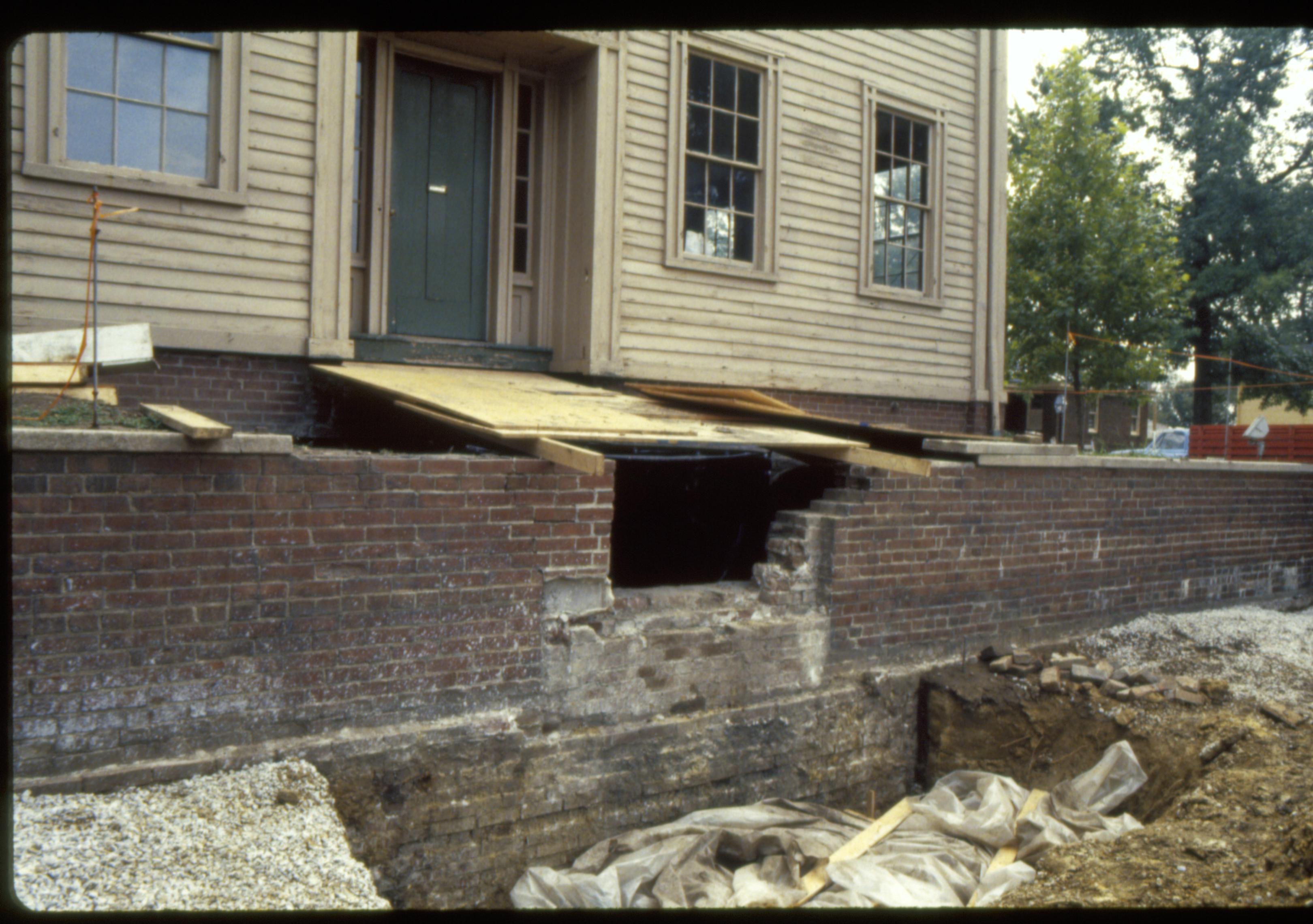 NA P6-1 Lincoln Home, Restoration, Exterior Steps