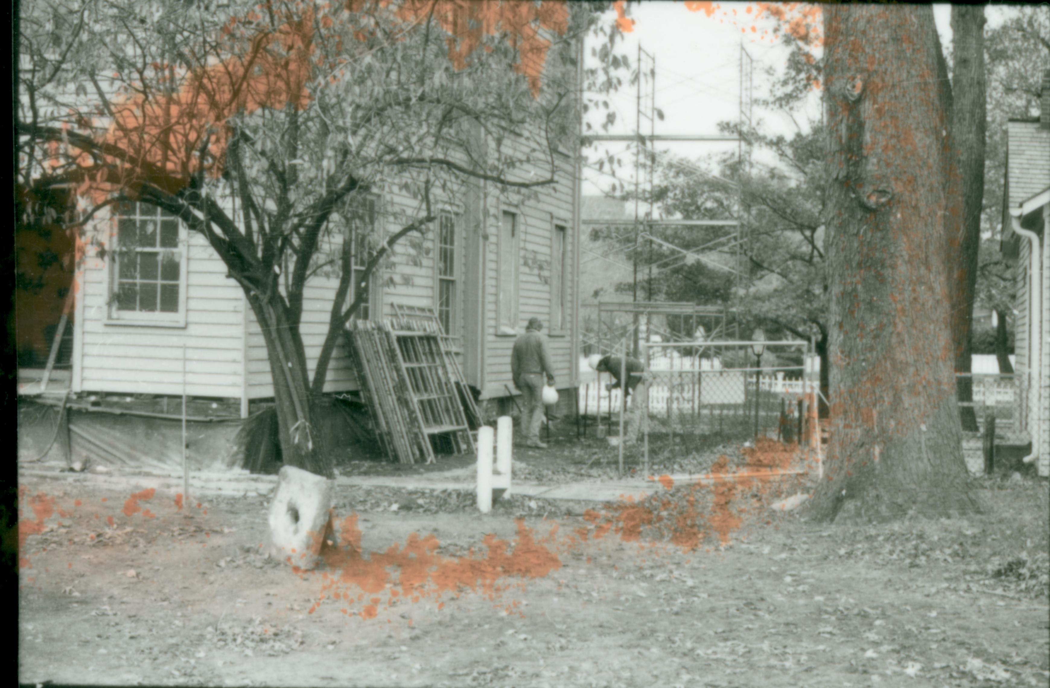 NA neg. contact sheet (Home Restoration) Lincoln, Home, northeast