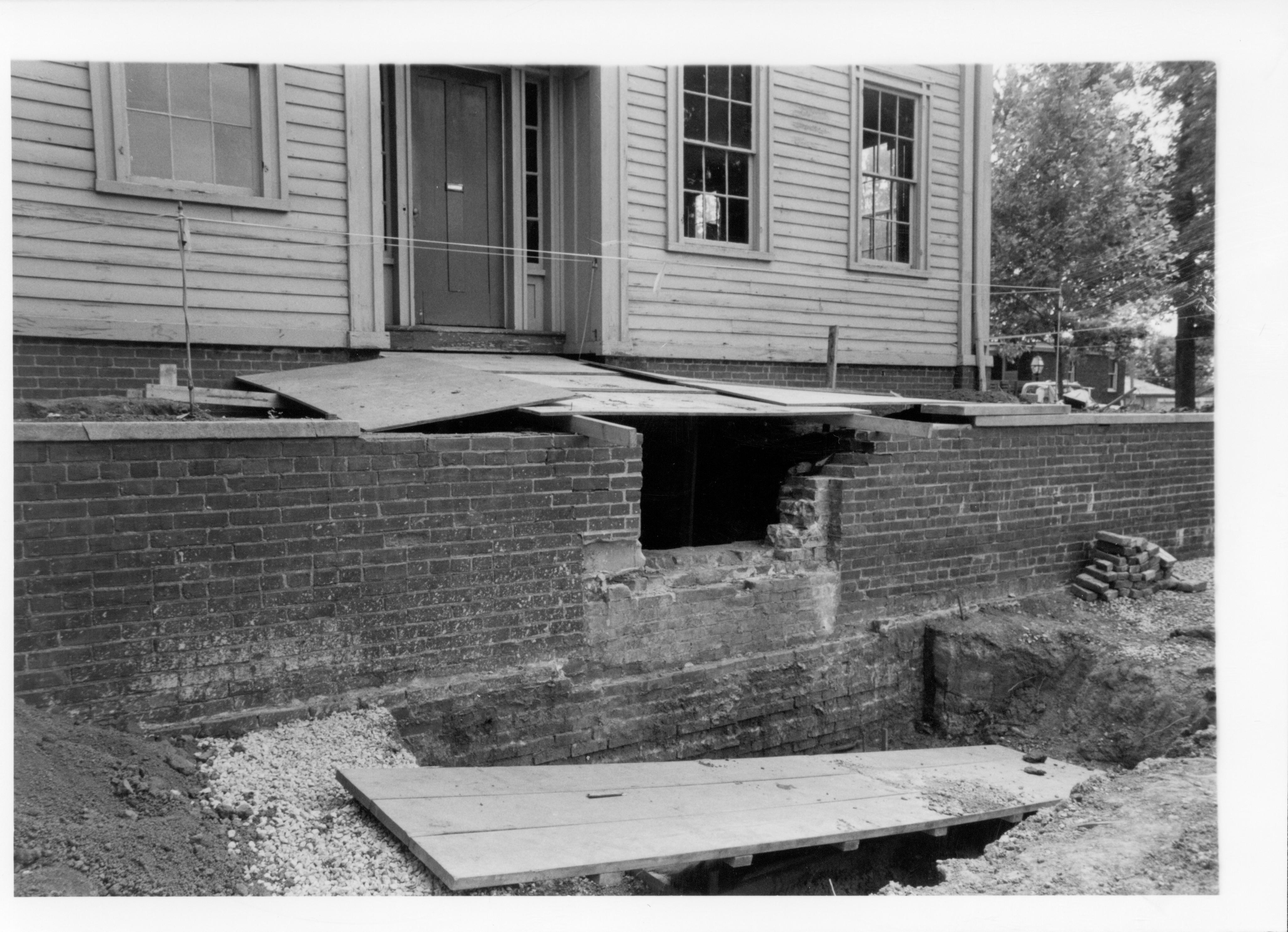 Front Steps No. 8, File 7-7 Lincoln, Home, restoration, front, steps, stairs