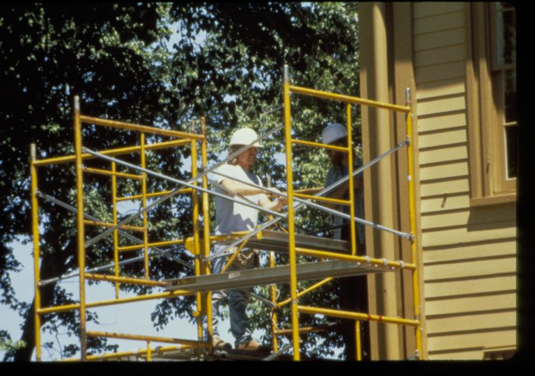 NA slide sleeve (Lincoln Home Restoration Duplicates) Lincoln, Home, Restoration, scaffolding