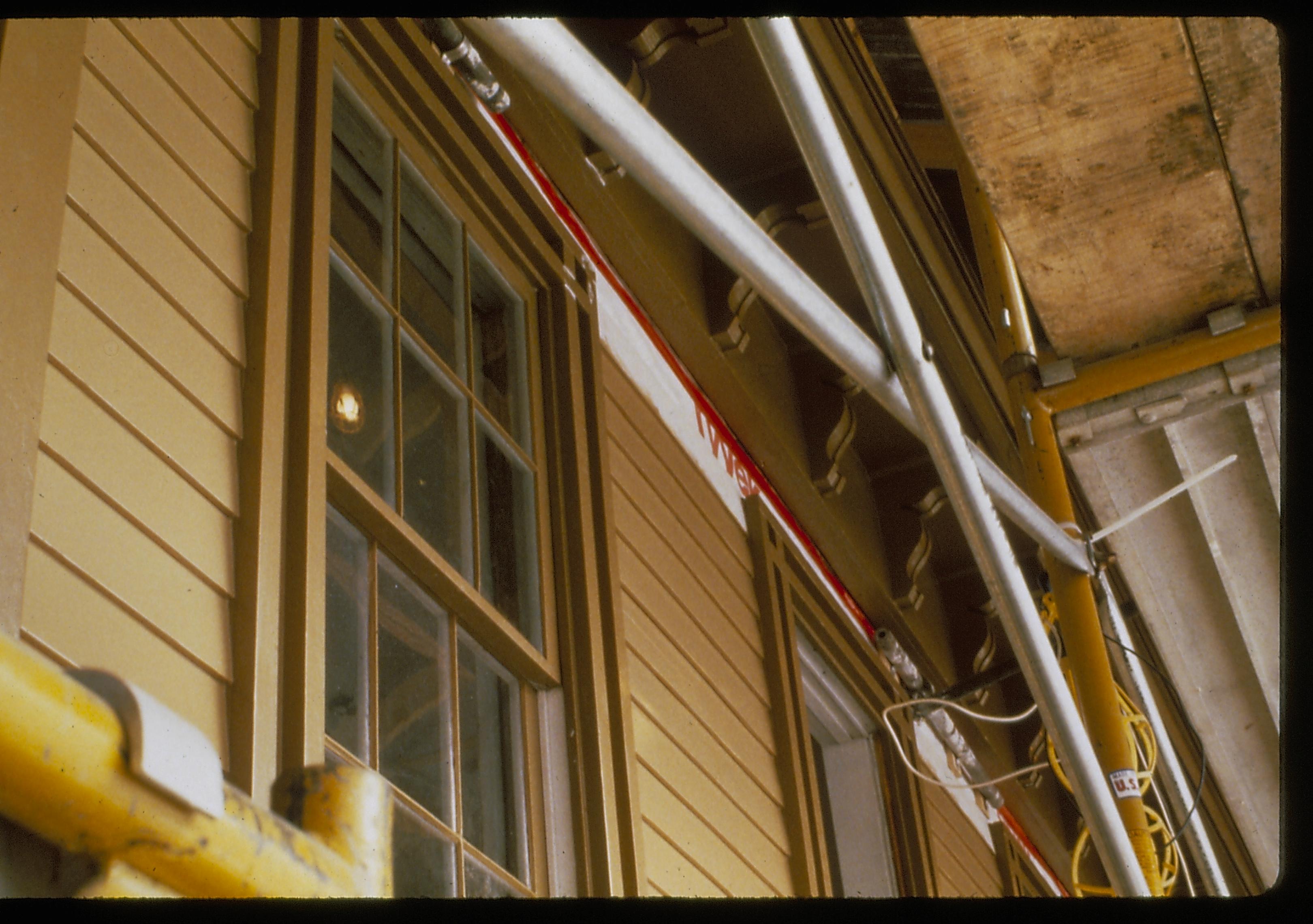 NA slide sleeve (Lincoln Home Restoration - Duplicates) Lincoln, Home, Restoration, siding, scaffolding