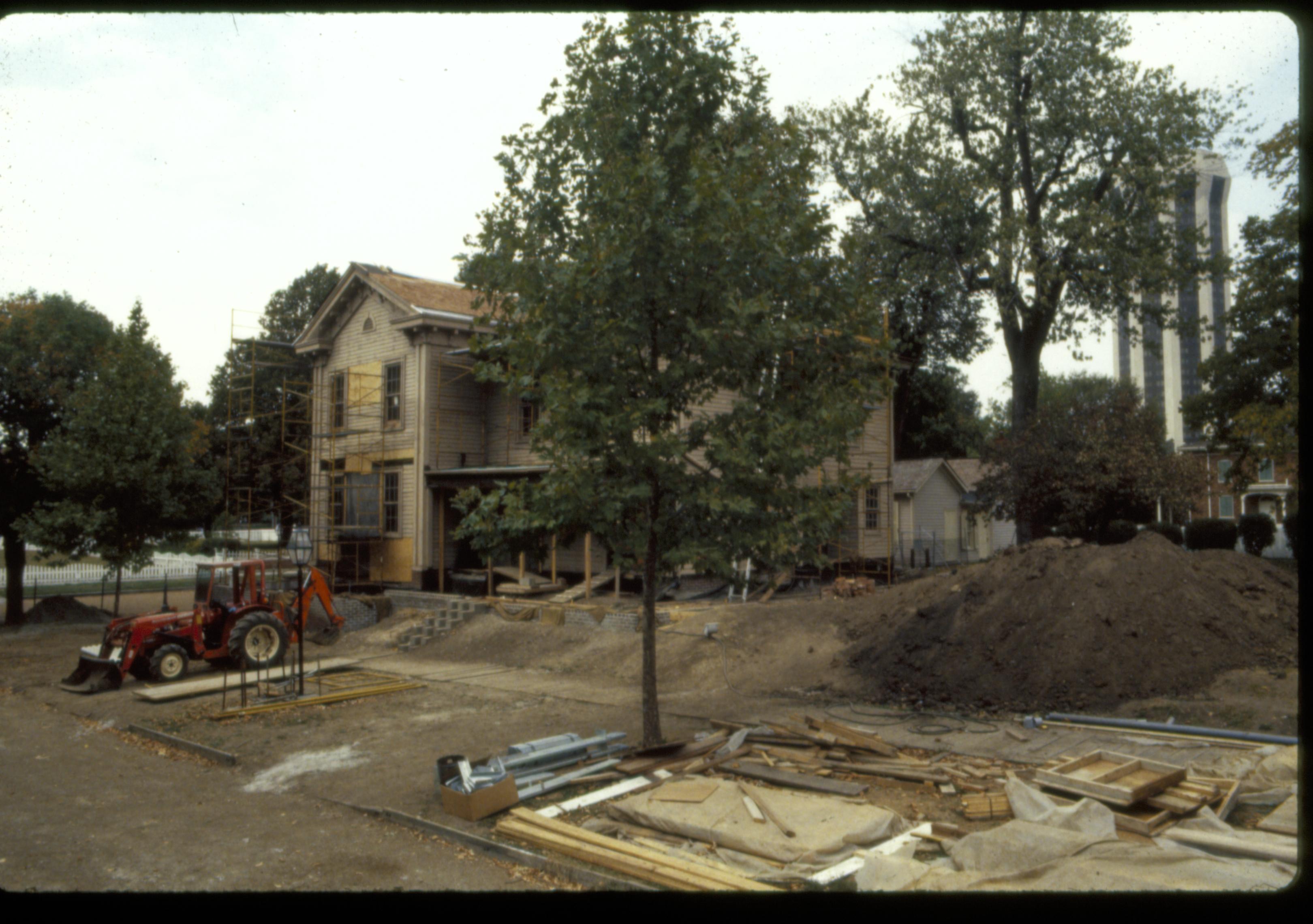 NA slide sleeve (No. 4 Restoration) Lincoln, Home, Restoration, scaffolding