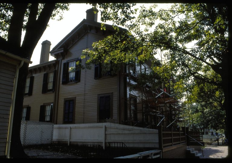 NA slide sleeve (Archives-Lincoln Home Restoration), #5 Lincoln, Home, Restoration