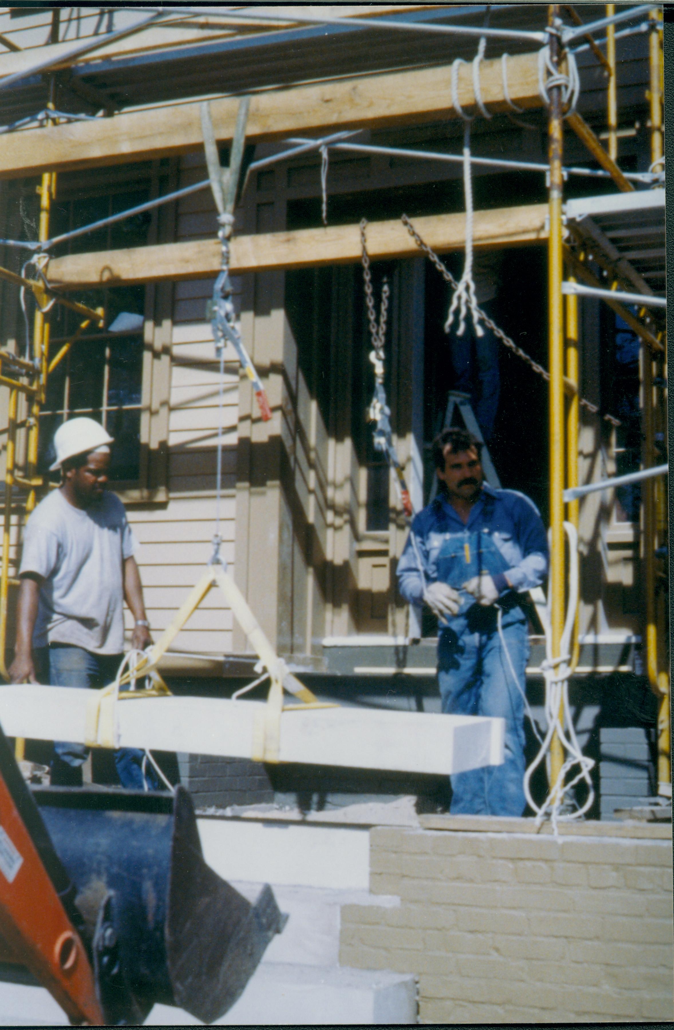 NA Lincoln, Home, Restoration, Scaffolding, Workers