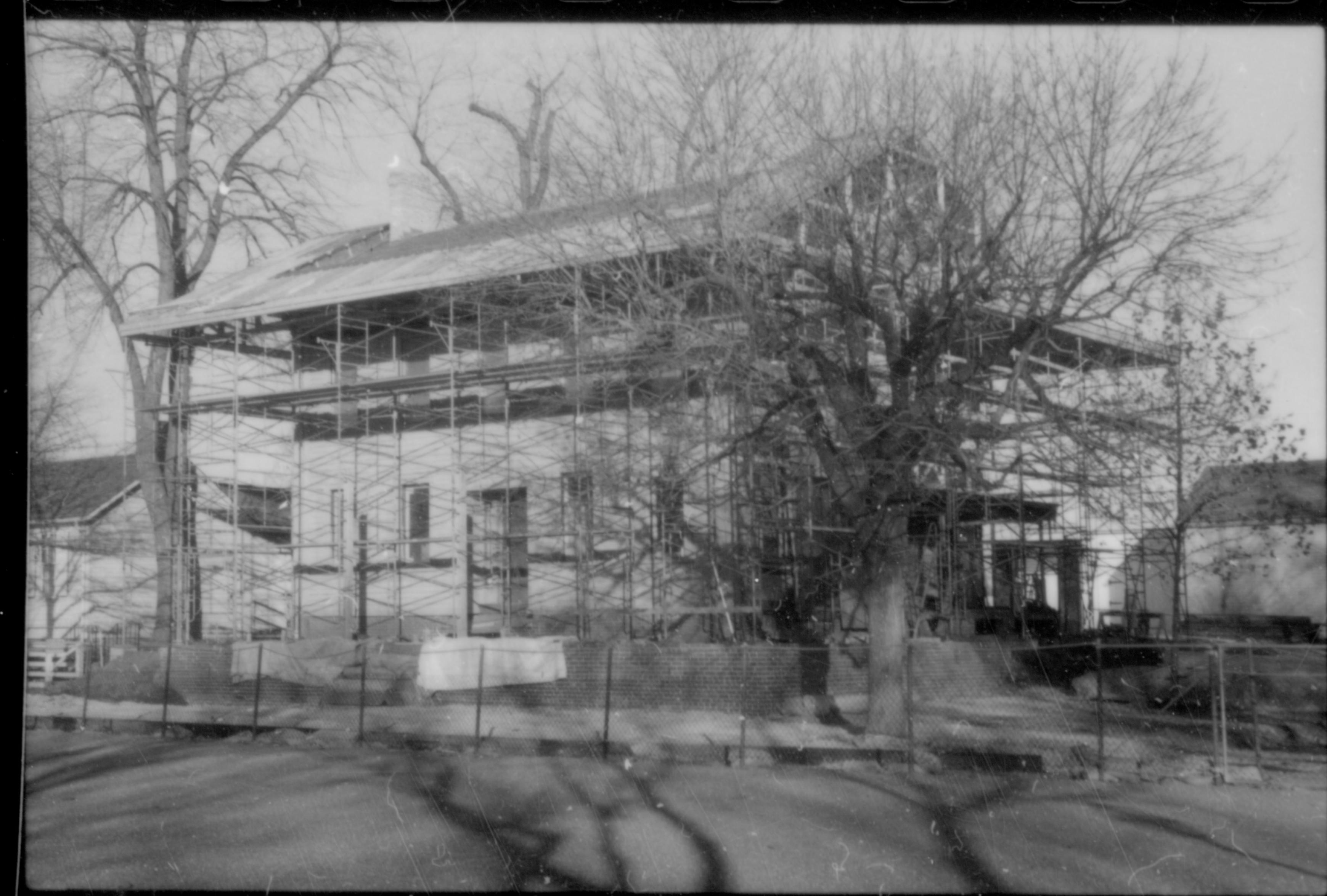 NA Lincoln, Home, Restoration, Exterior, Scaffolding