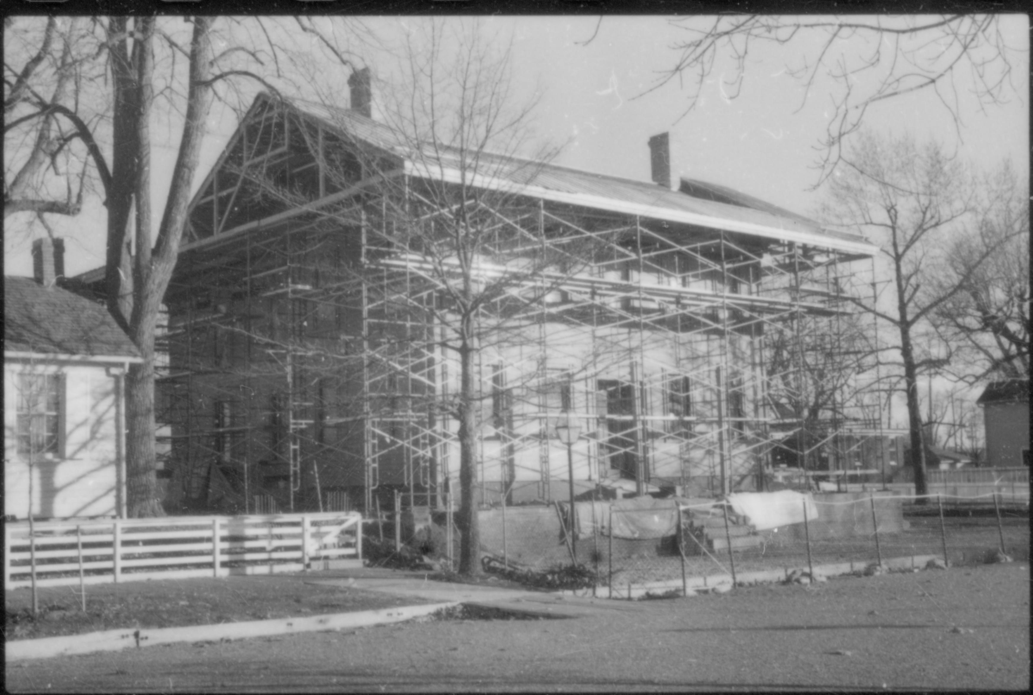 NA Lincoln, Home, Restoration, Exterior, Scaffolding