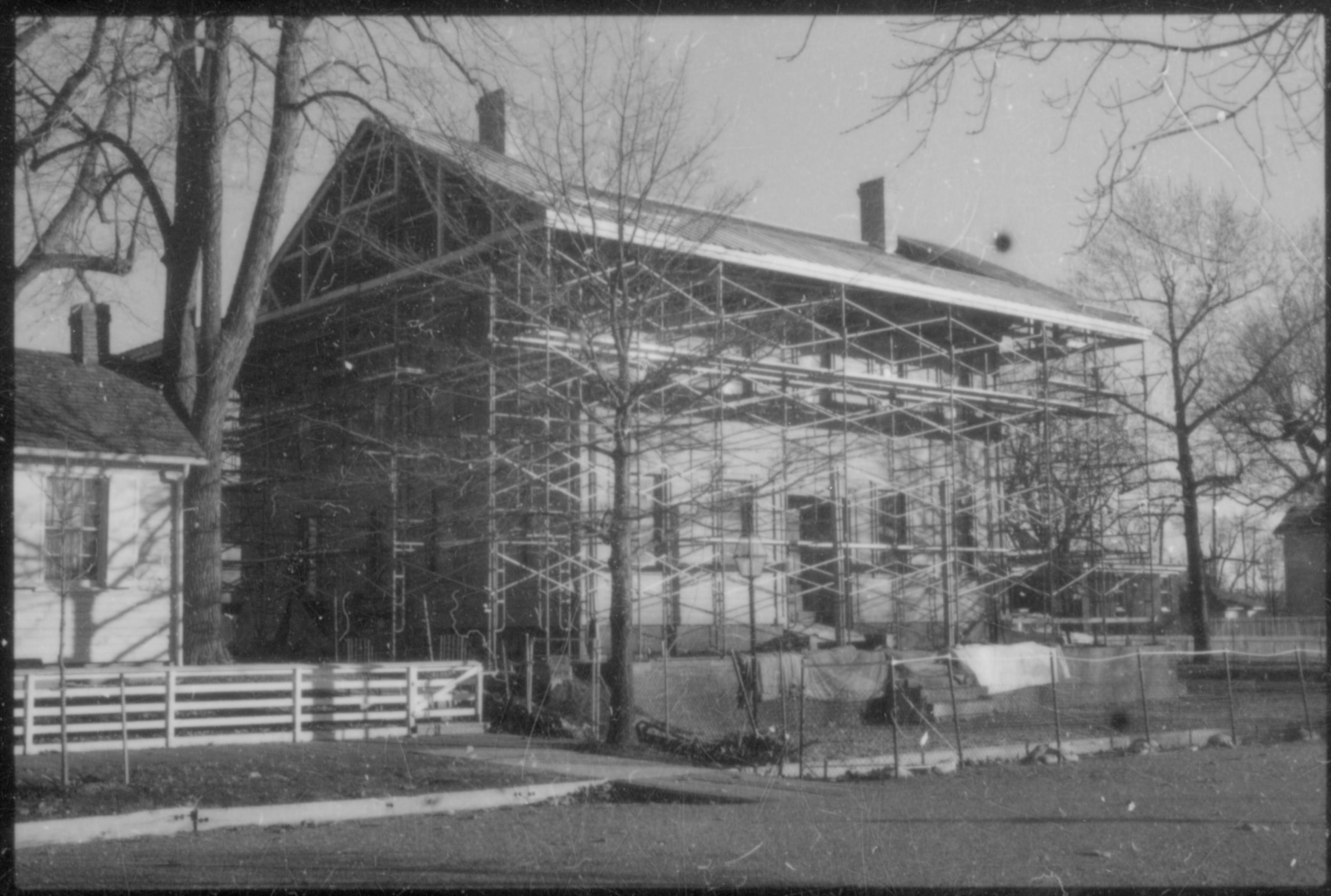 NA Lincoln, Home, Restoration, Exterior, Scaffolding