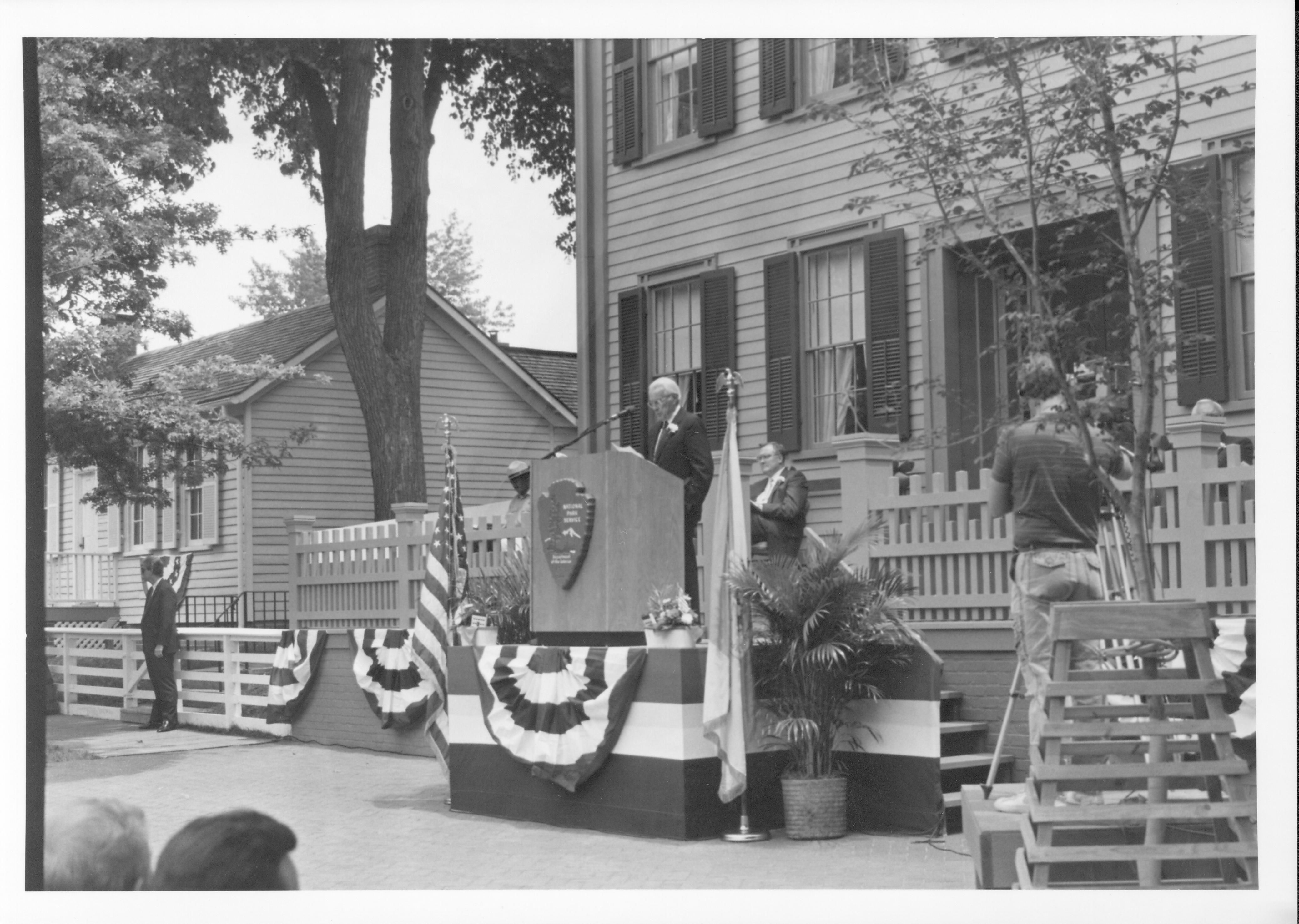 Reopening Program - Director Mott 54-9 Lincoln, Home, Restoration, Rededication