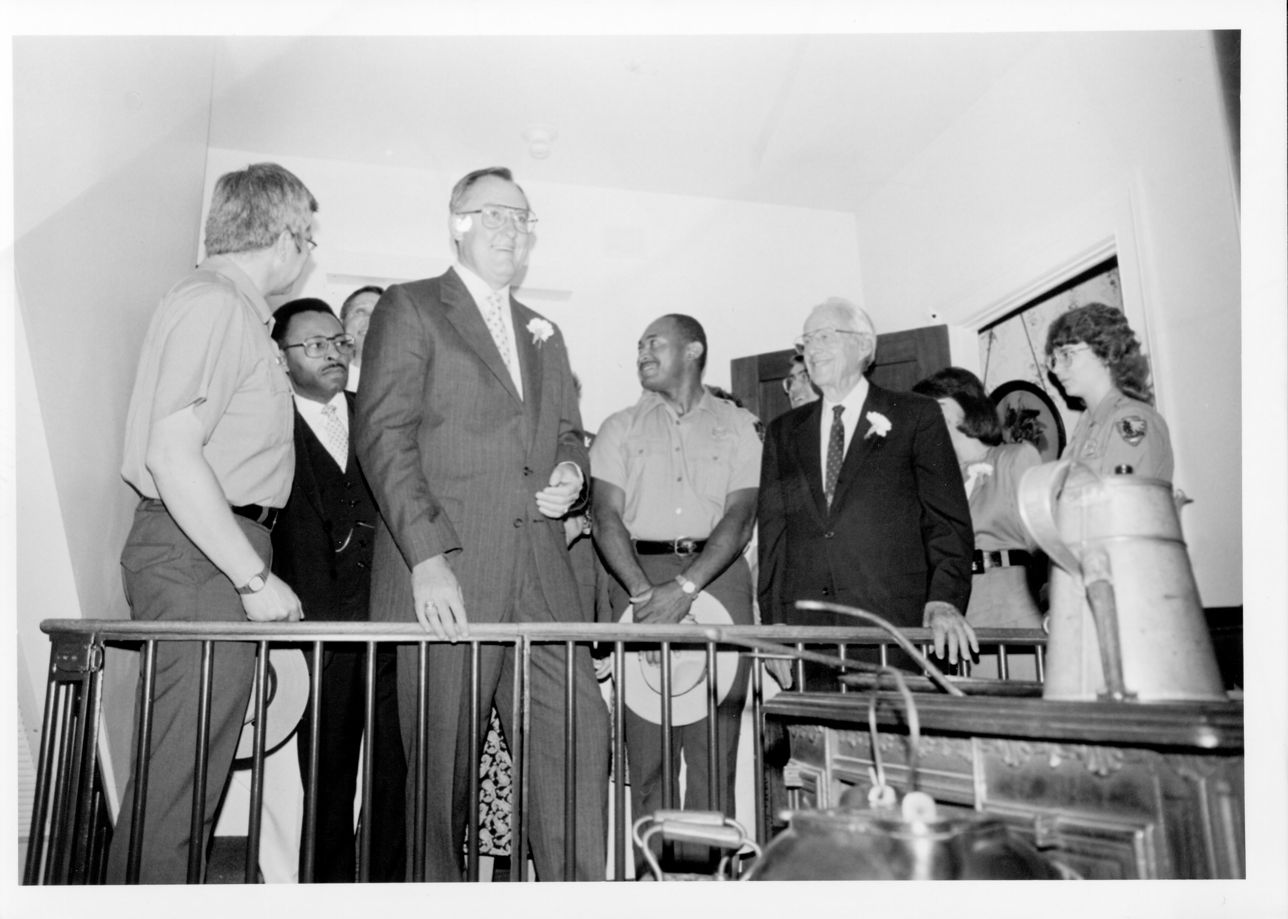 Gov. Thompson In R. 55-28 Lincoln, Home, Restoration, Rededication