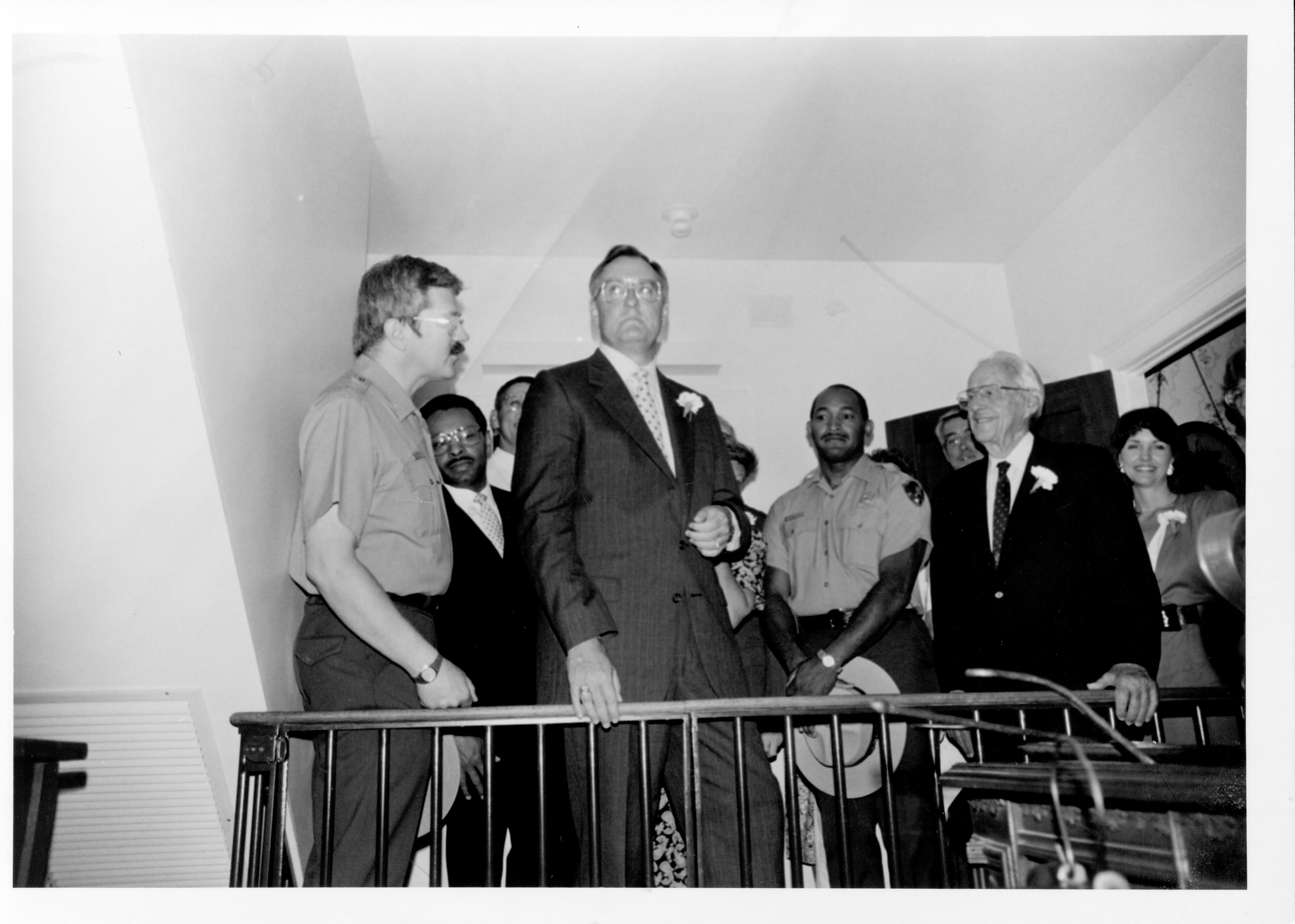 Gov. Thompson In R. 55-29 Lincoln, Home, Restoration, Rededication