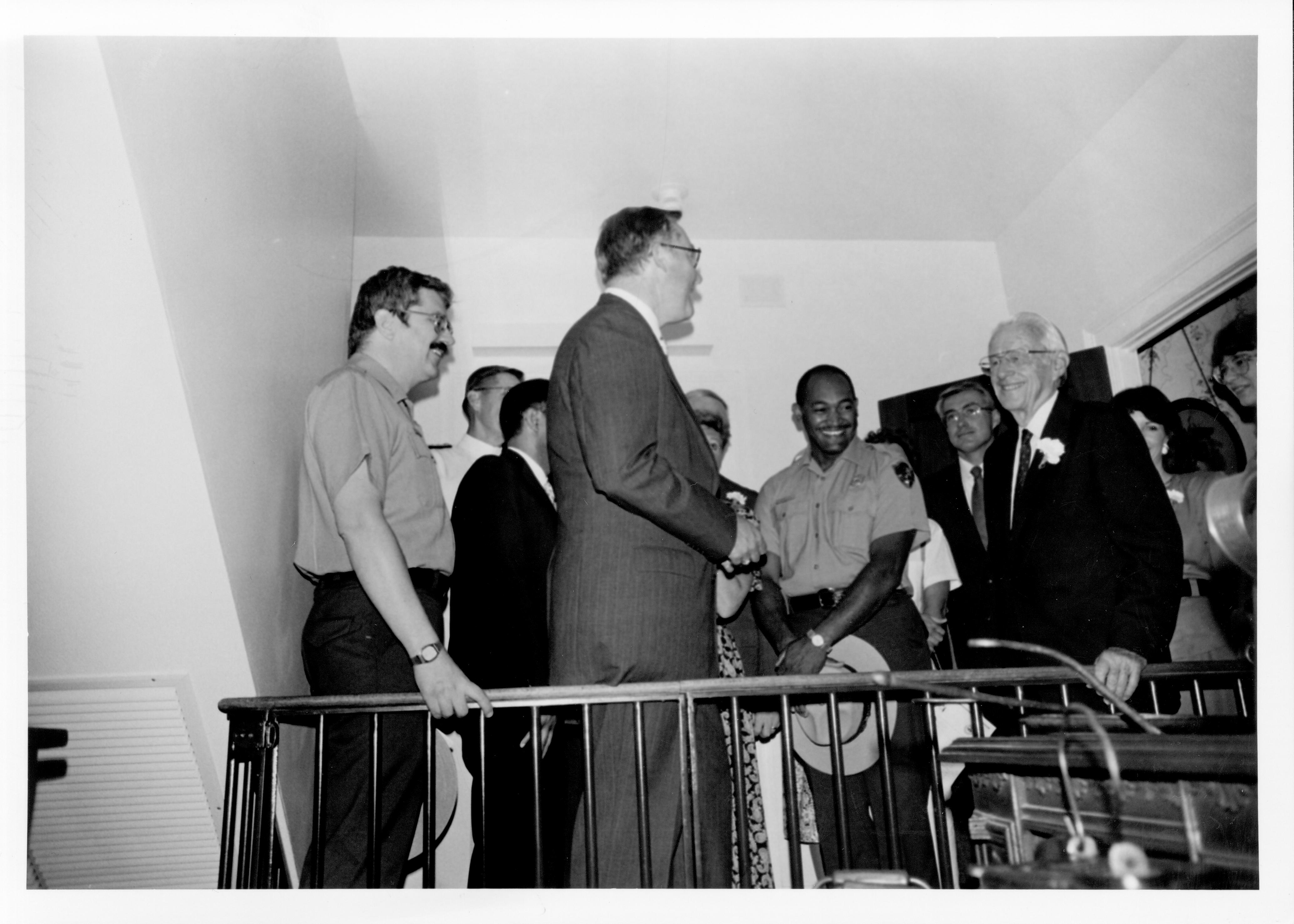 Gov. Thompson In R. 55-31 Lincoln, Home, Restoration, Rededication