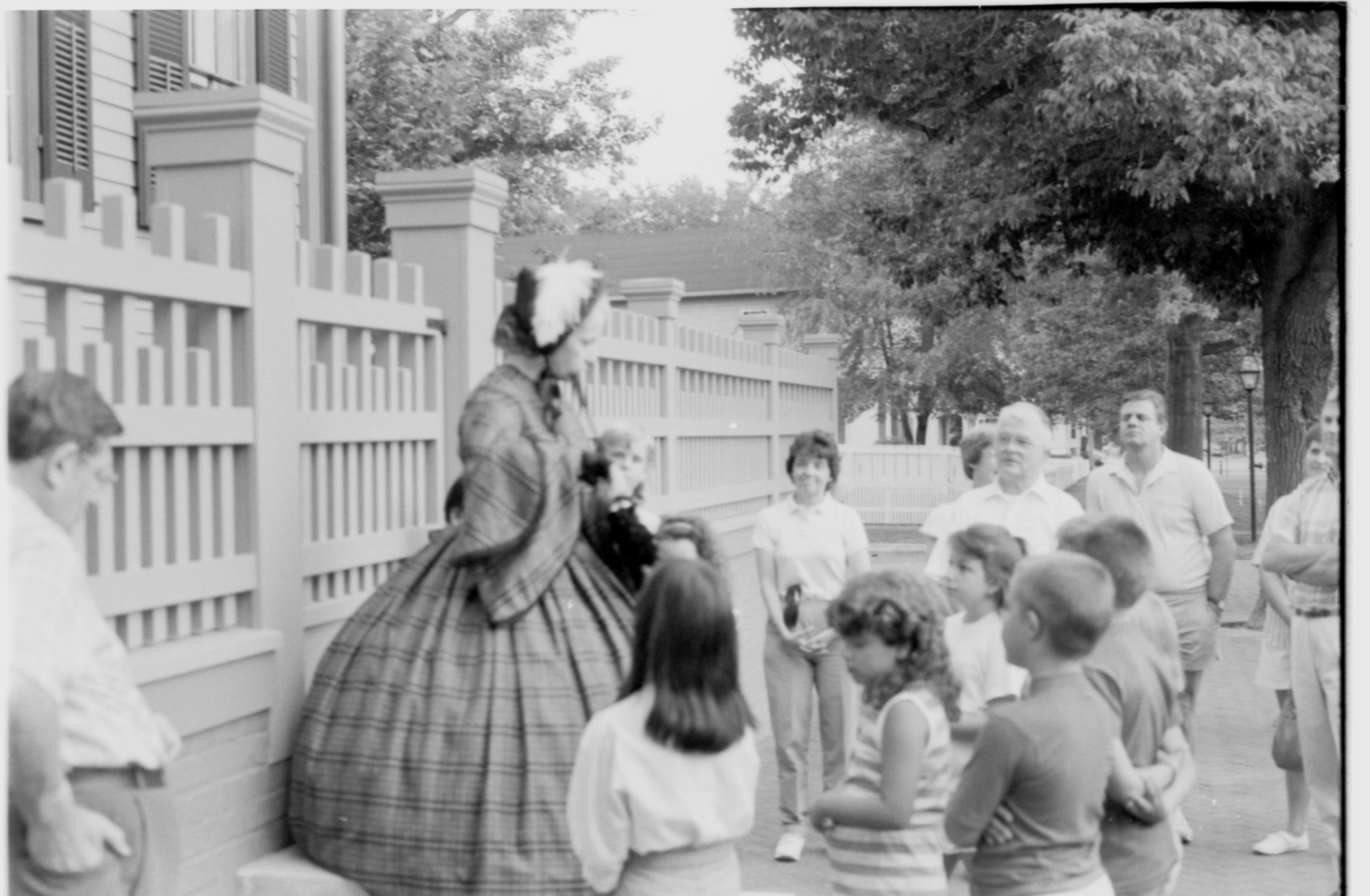 NA Tours of Lincoln Home EUE; File #66 Lincoln, Home, Restoration, Rededication, Reopening, Visitors