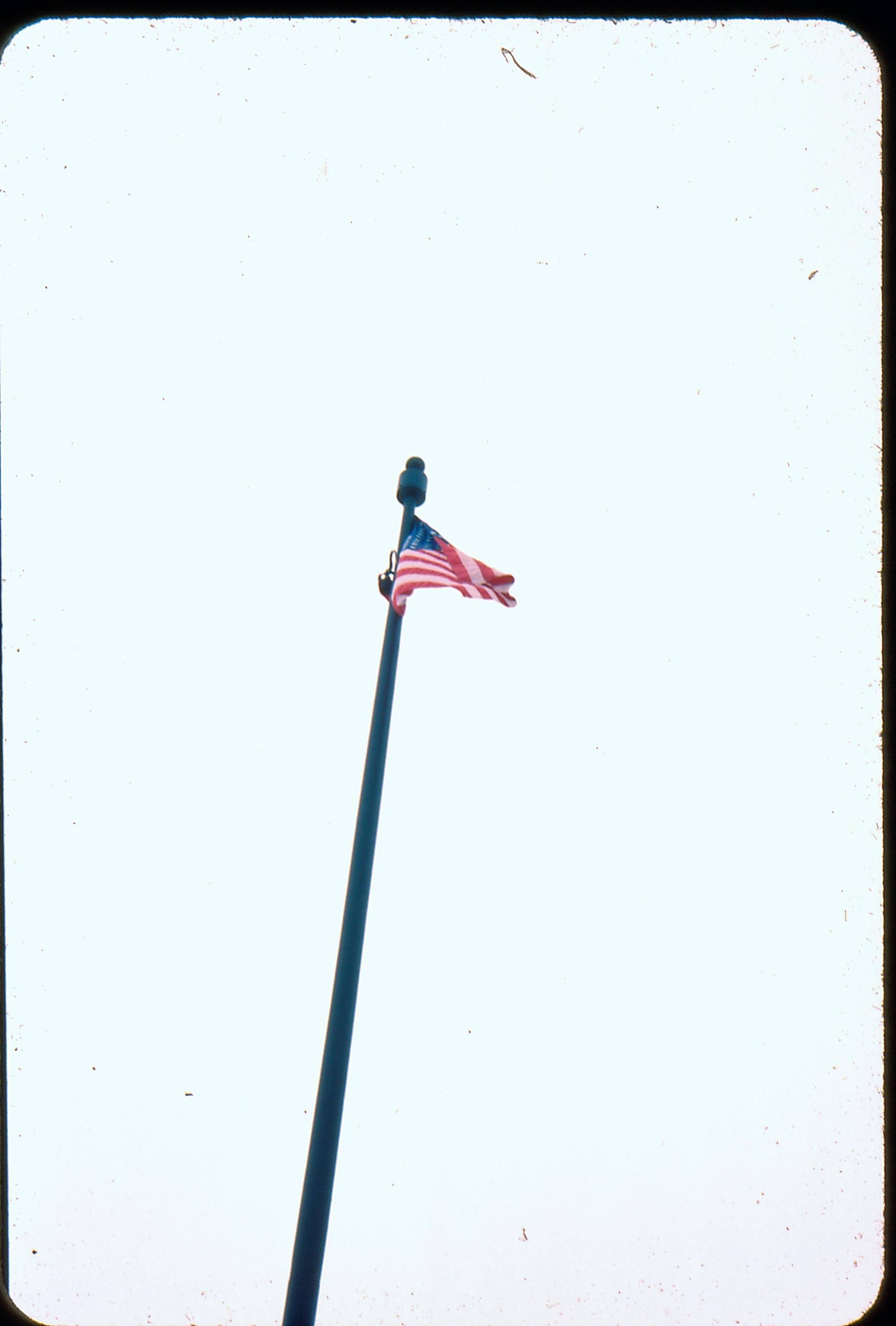 The Lincoln Home flagpole.