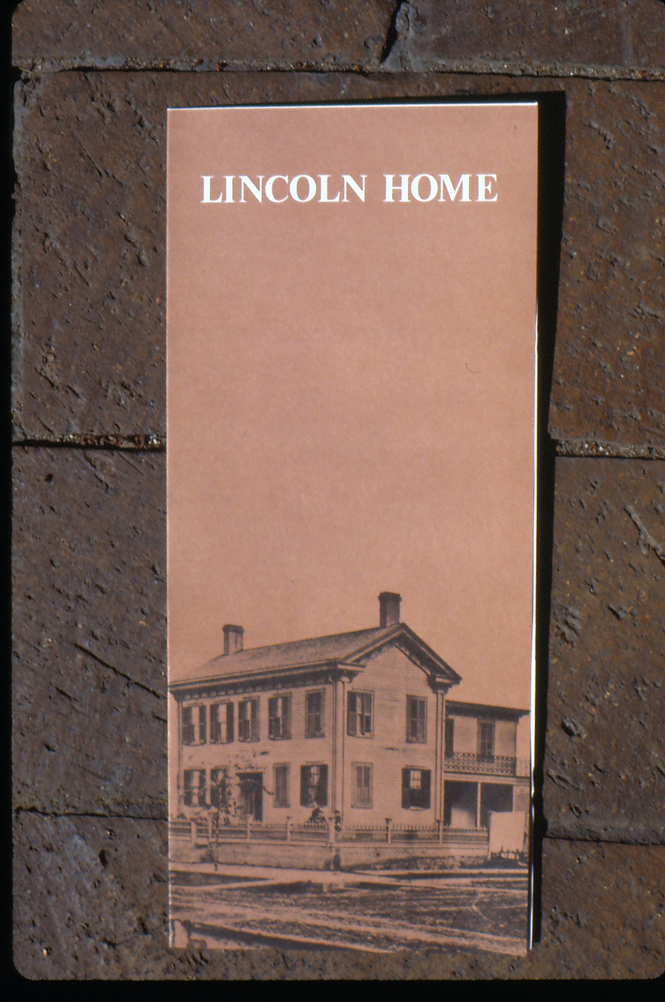 Lincoln Home Information brochure Interpretation, Lincoln Home