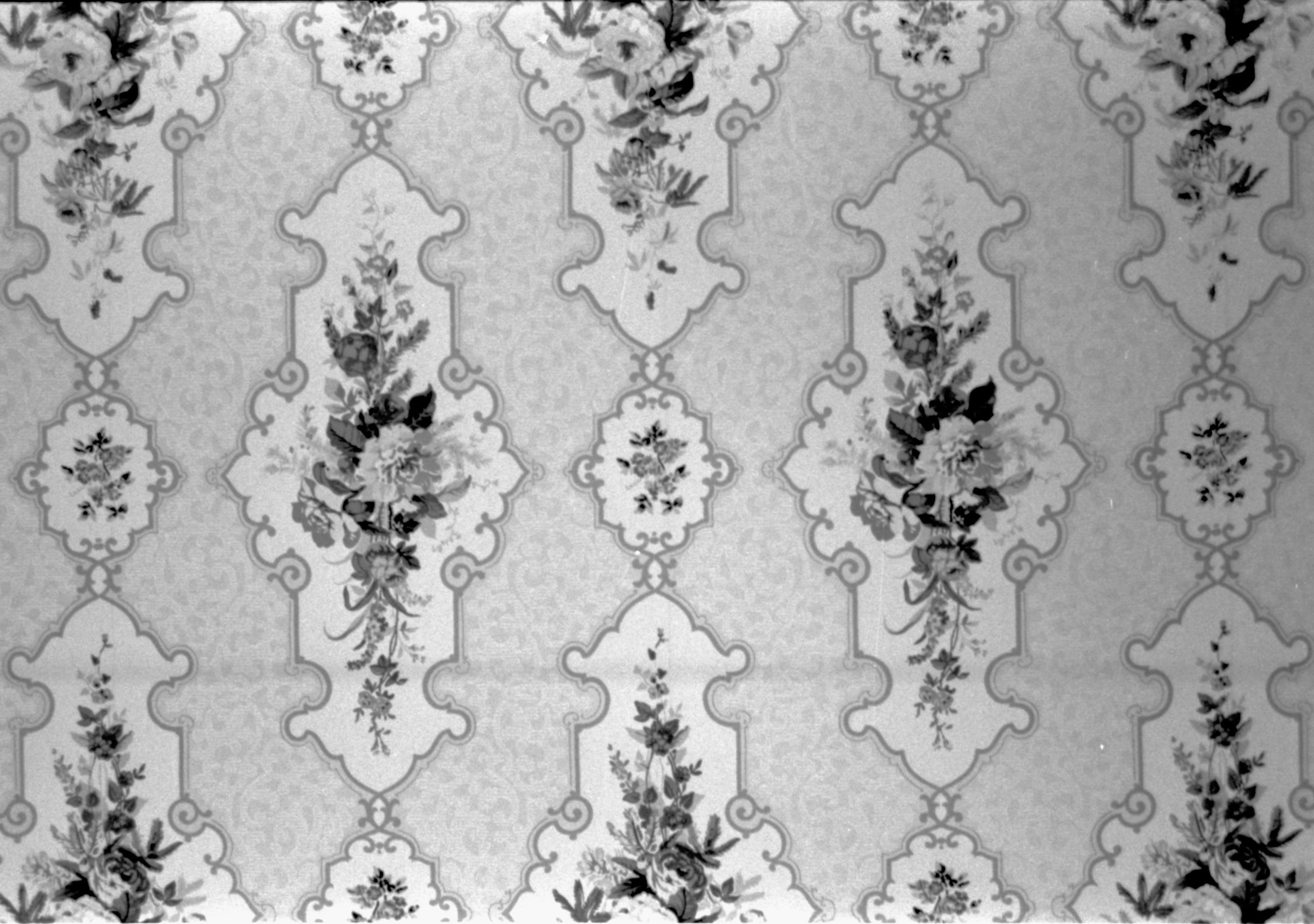 NA Lincoln Home NHS, investigation of wall paper investigation, wall paper