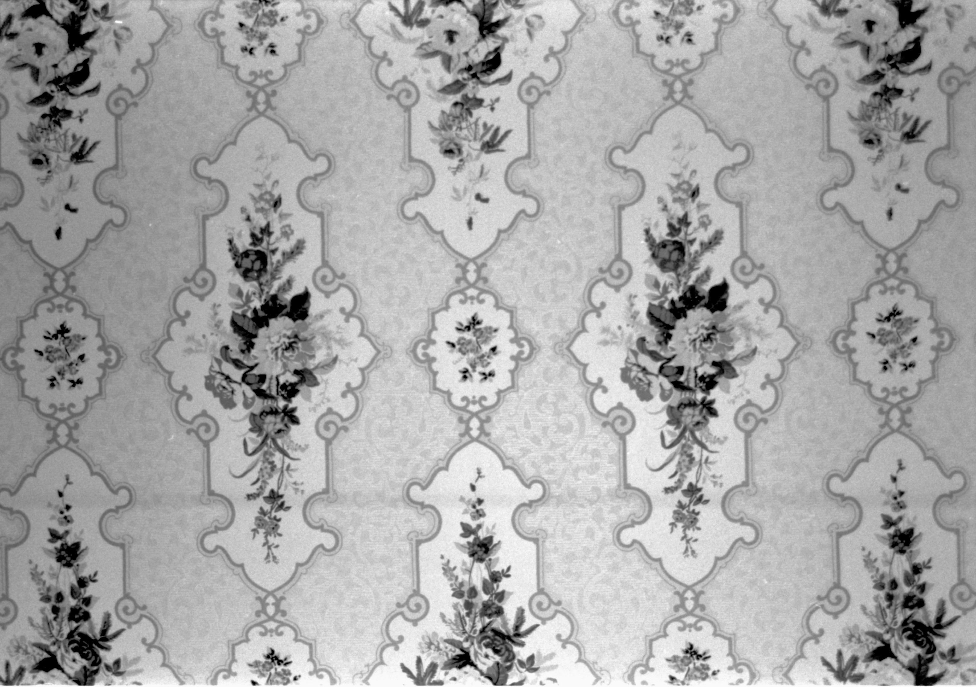 NA Lincoln Home NHS, investigation of wall paper investigation, wall paper