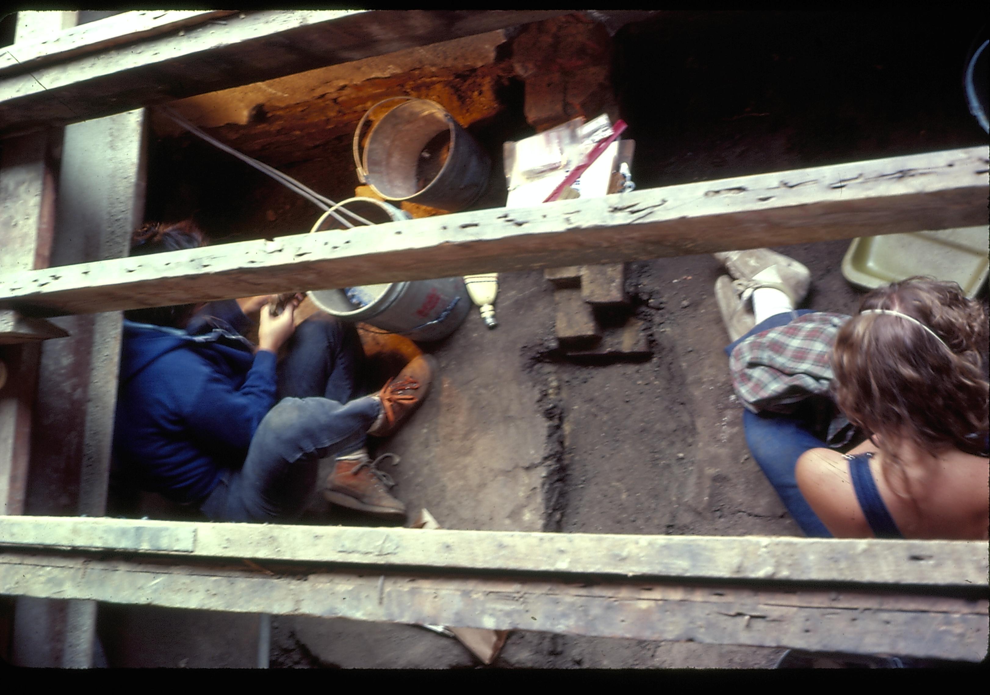 NA Pre restoration LIHO archaeology, slide sleeve(Frame #26) Lincoln, Home, archaeology