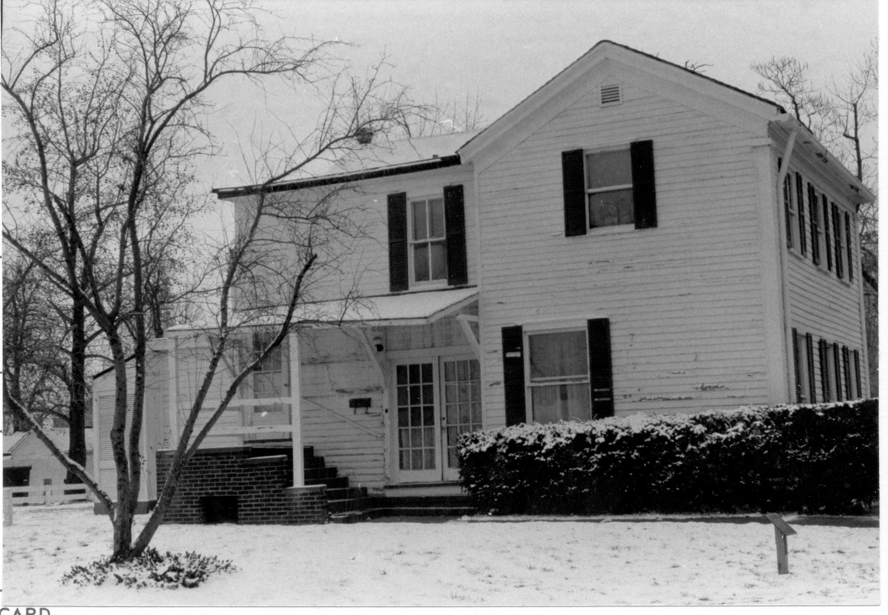 Morse House HS-9 16-16-16A; East Elevation Morse House, Exterior