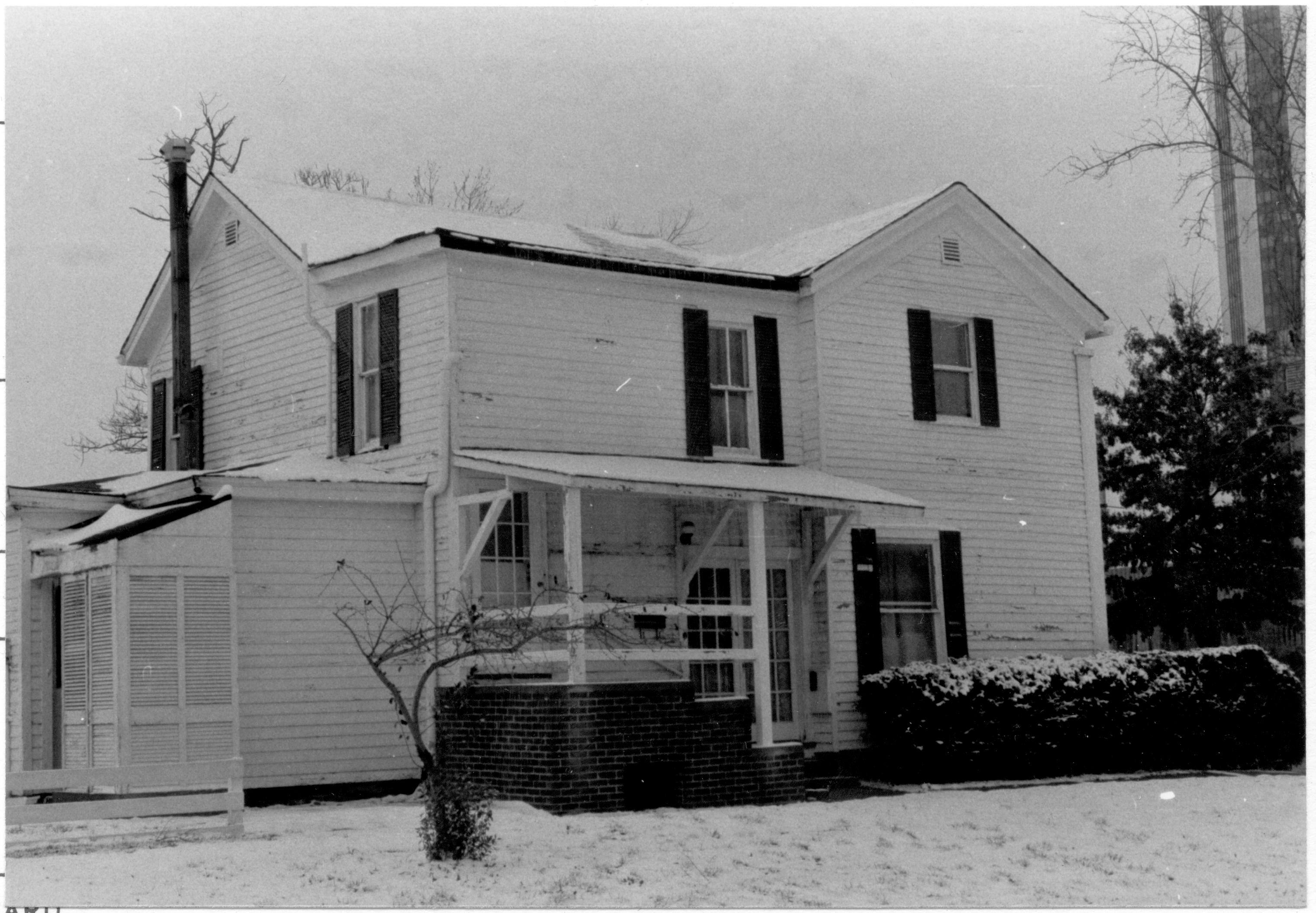 Morse House HS-9 16-17-17A; East Elevation Morse House, Exterior