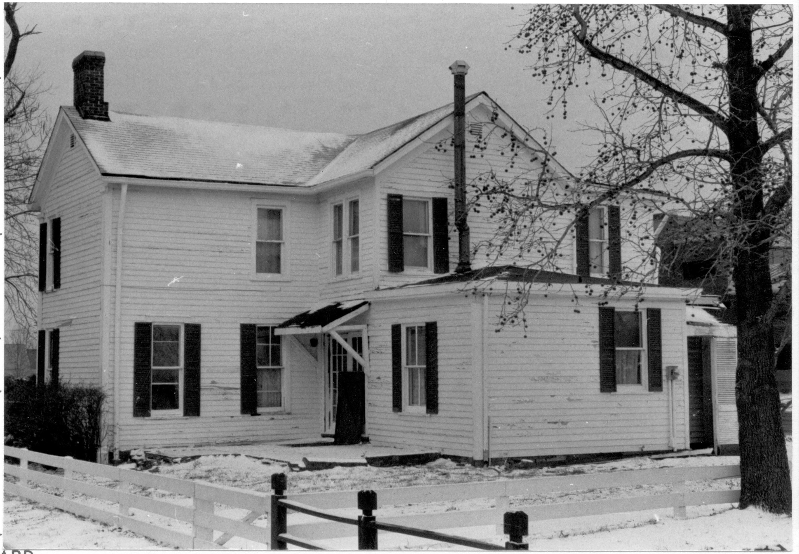 Morse House HS-9 16-19-19A; South Elevation Morse House, Exterior