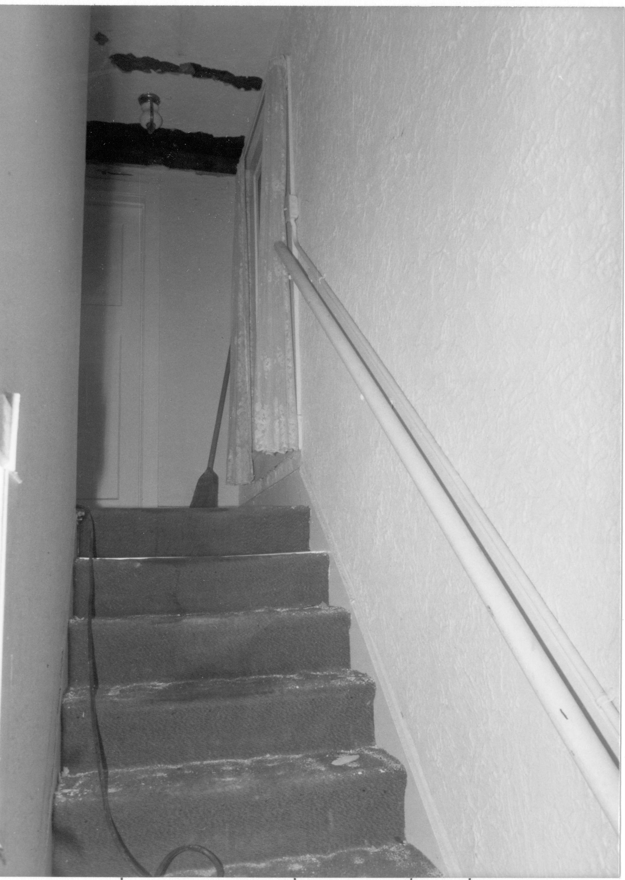 Morse House HS-9 10-20; Room 106, View North up stairs Morse House, Interior