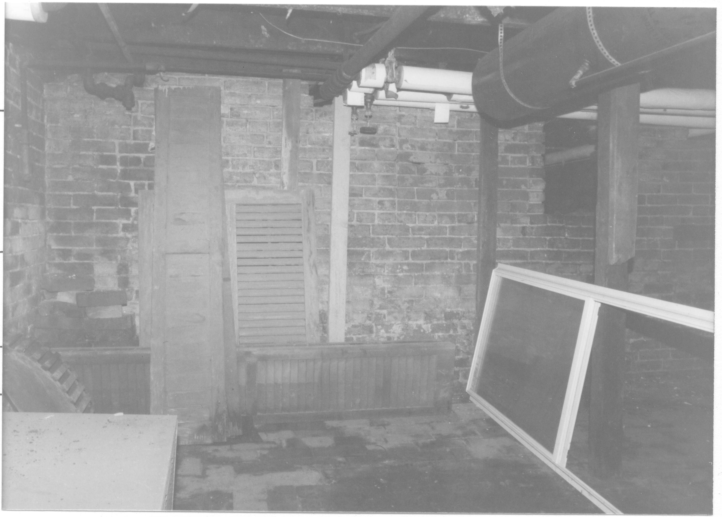 Morse House HS-9 12-3; Room 004, North Wall, Cellar Morse House, Interior