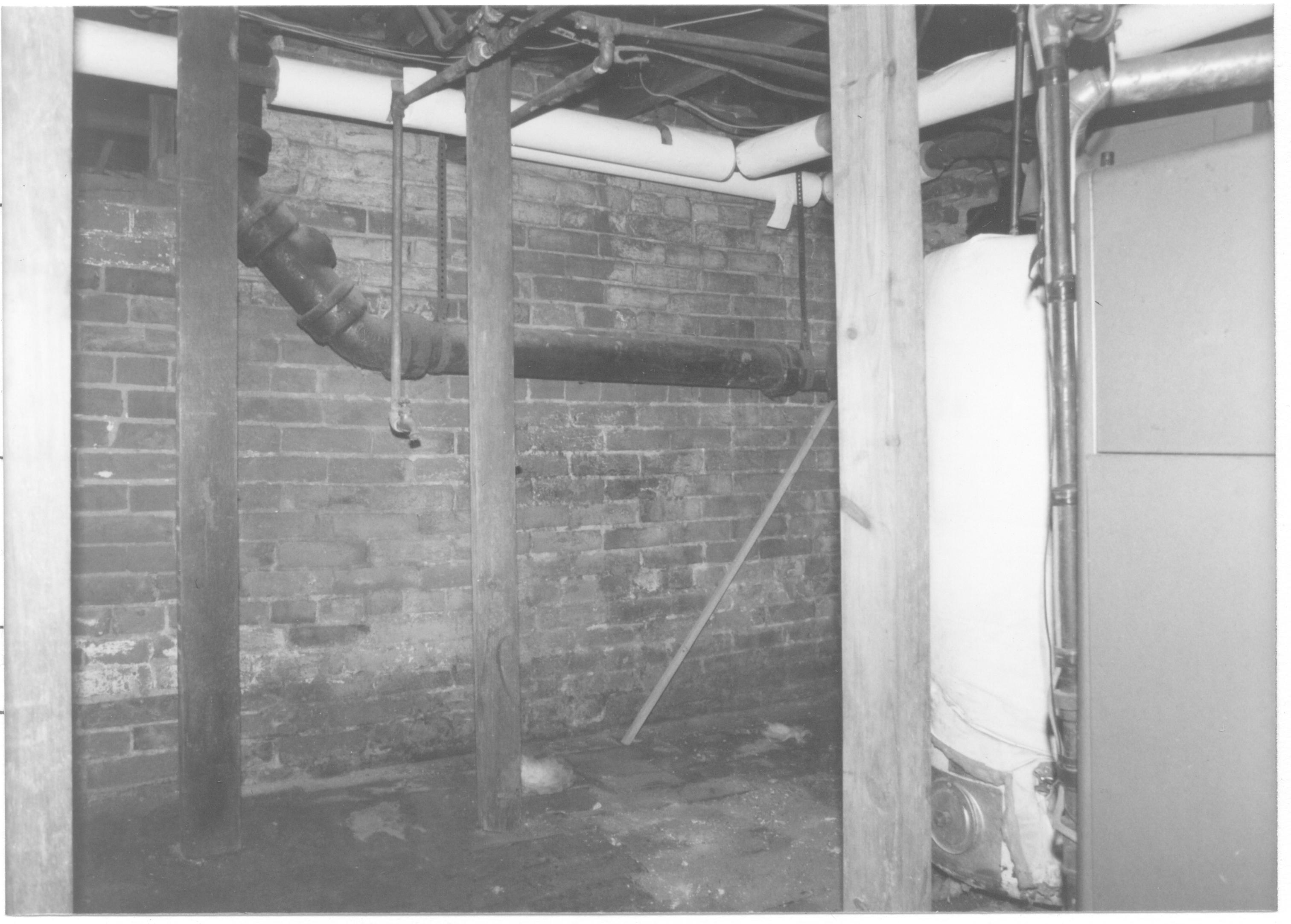 Morse House HS-9 12-6; Room 004, East Wall, Cellar Morse House, Interior