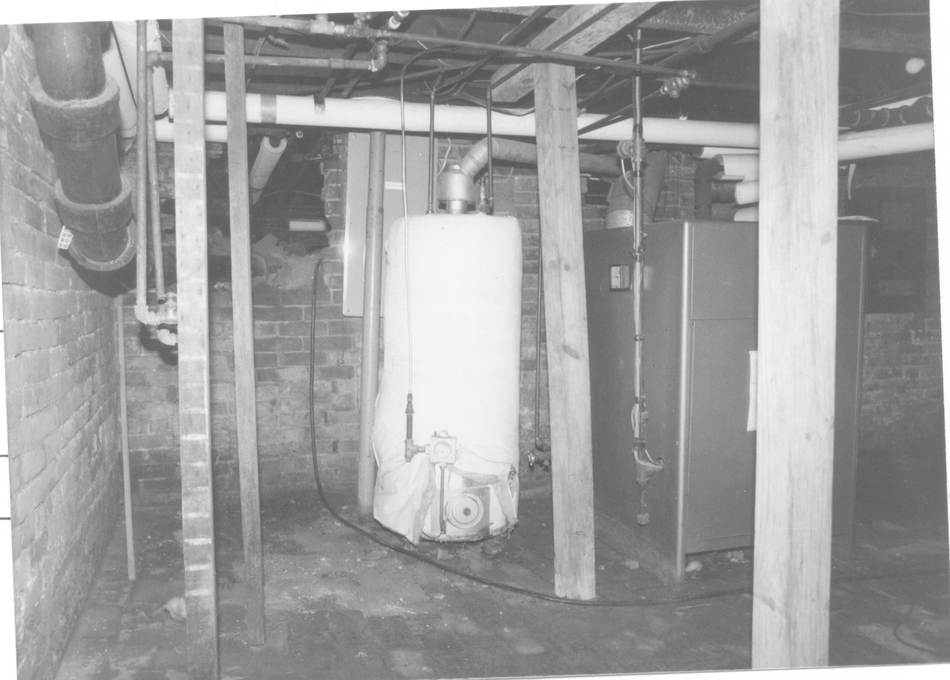 Morse House HS-9 12-7; Room 004, South Wall, Cellar Morse House, Interior