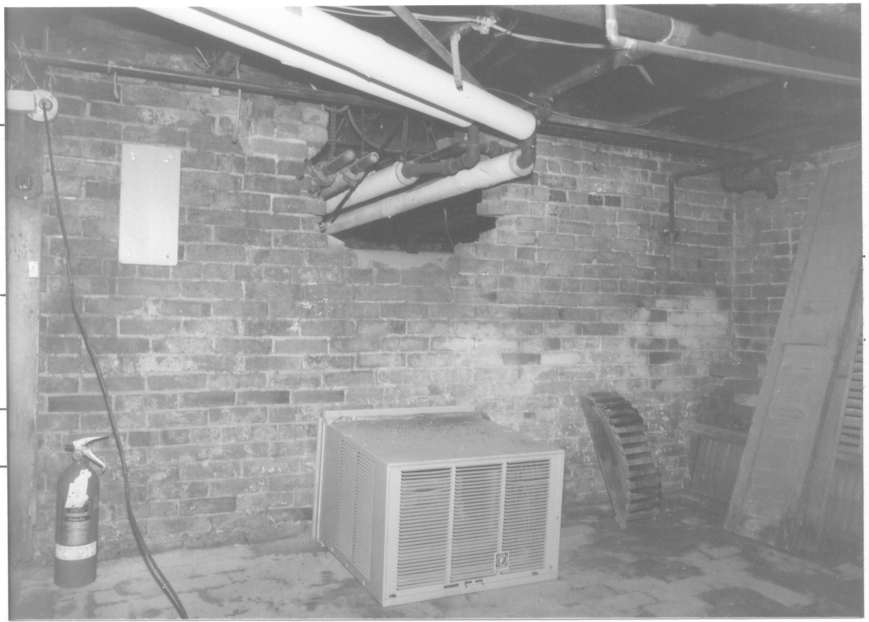 Morse House HS-9 12-10; Room 004, West Wall, Cellar Morse House, Interior