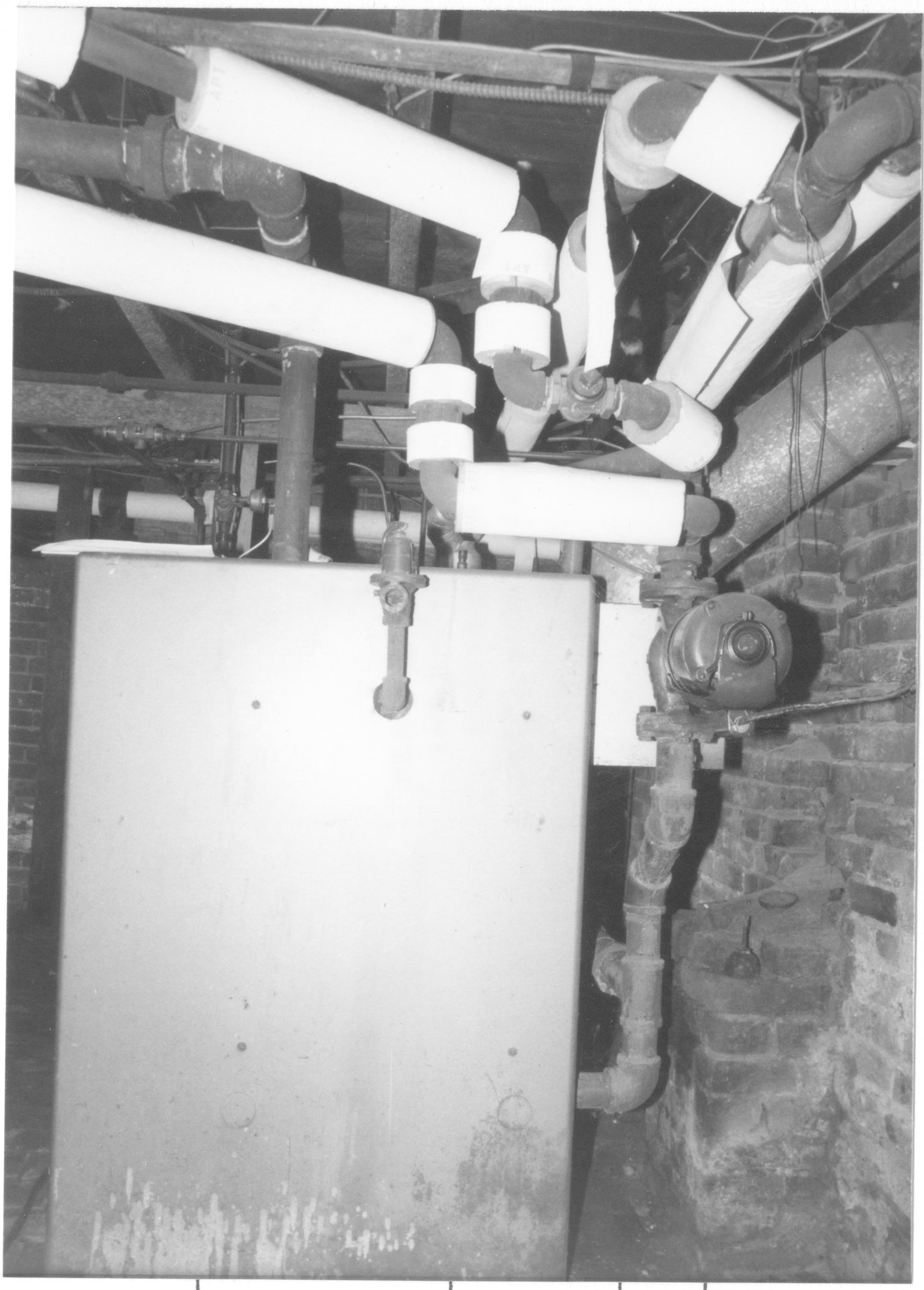 Morse House HS-9 12-11; Room 004, Furnace View East, Cellar Morse House, Interior