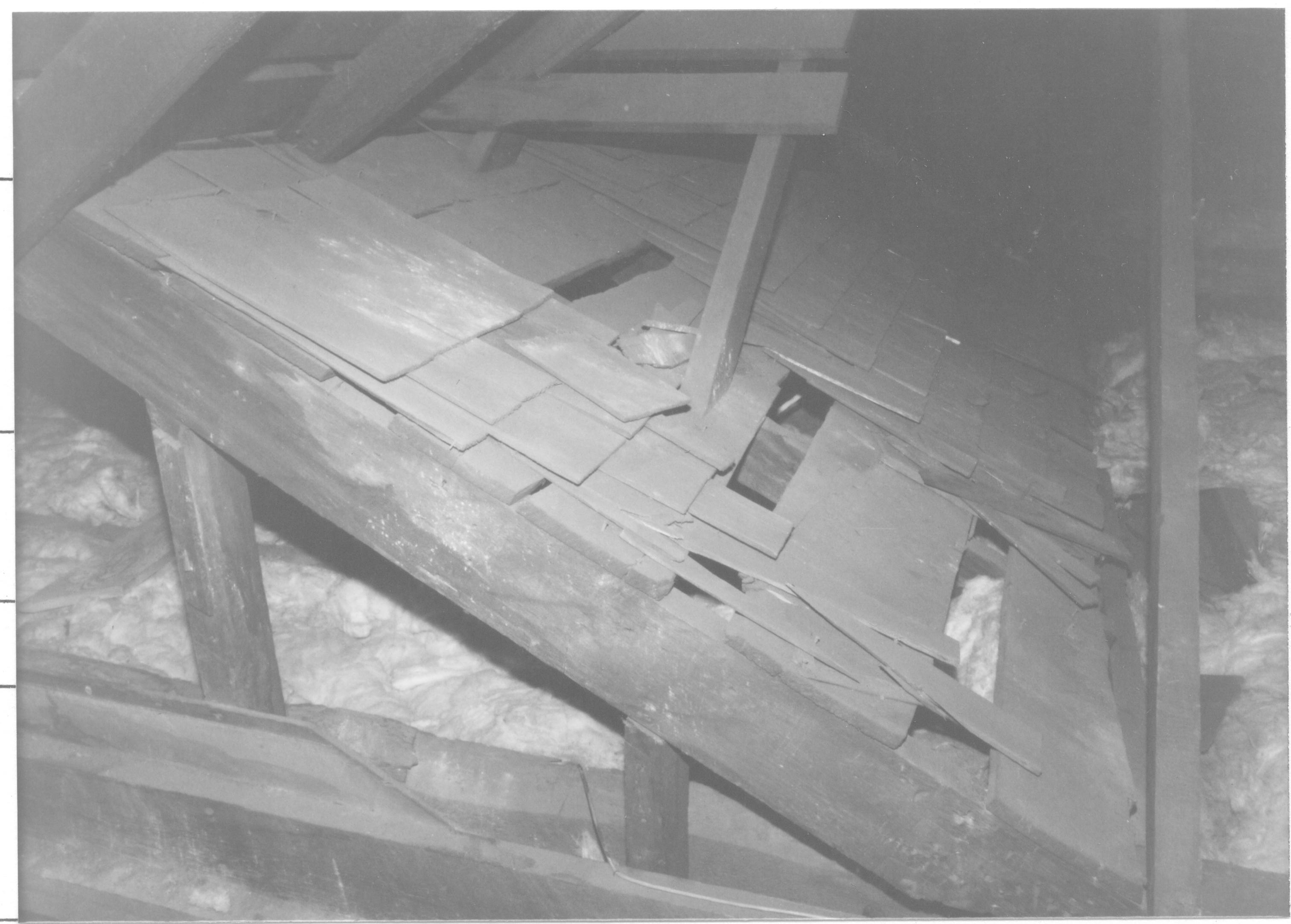 Morse House HS-9 12-19; Room 301, View East, Attic Morse House, Interior