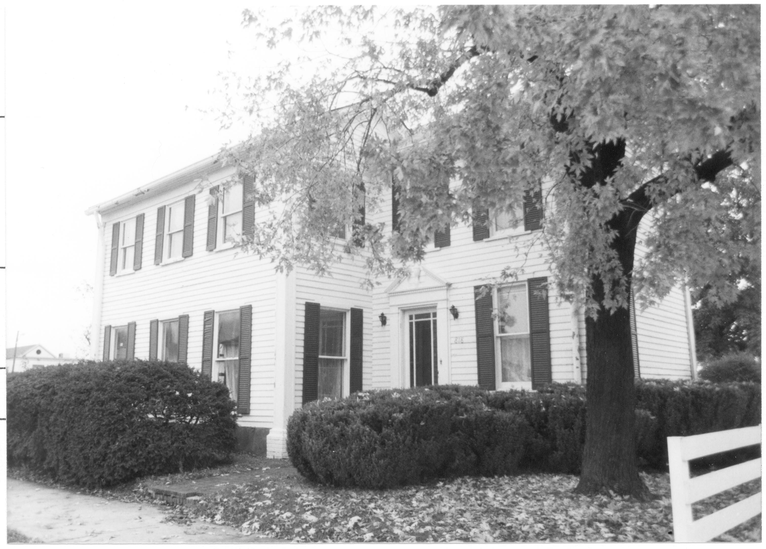 Morse House, HS-9 7-15; North Elevation Morse House, Exterior