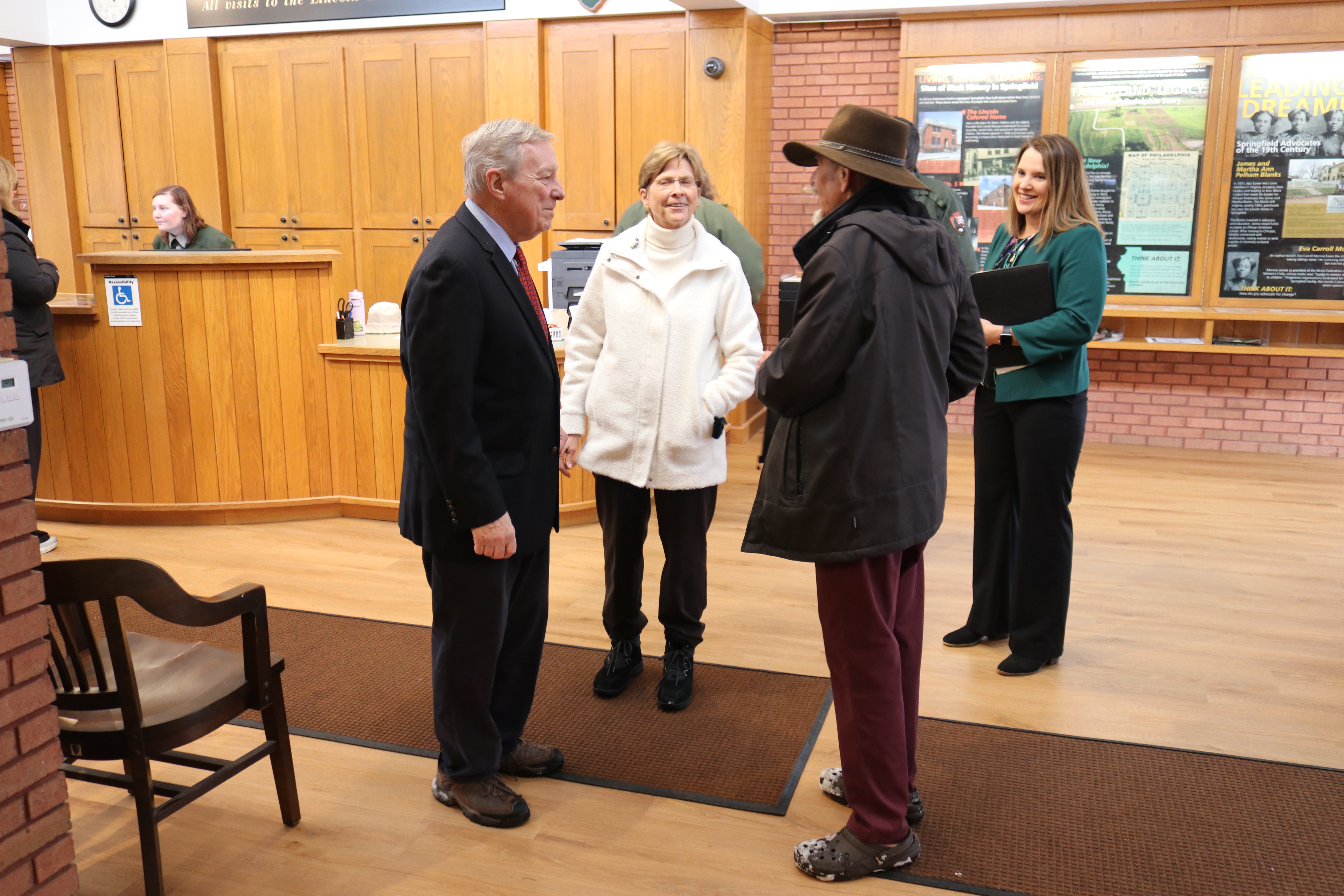 Corneau New Exhibit Ribbon Cutting 2024